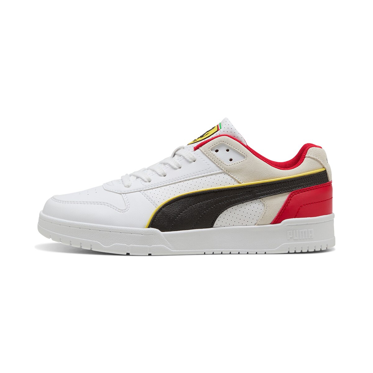 Sapatilhas Casual de Homem Ferrari RBD Game Low Branco-4