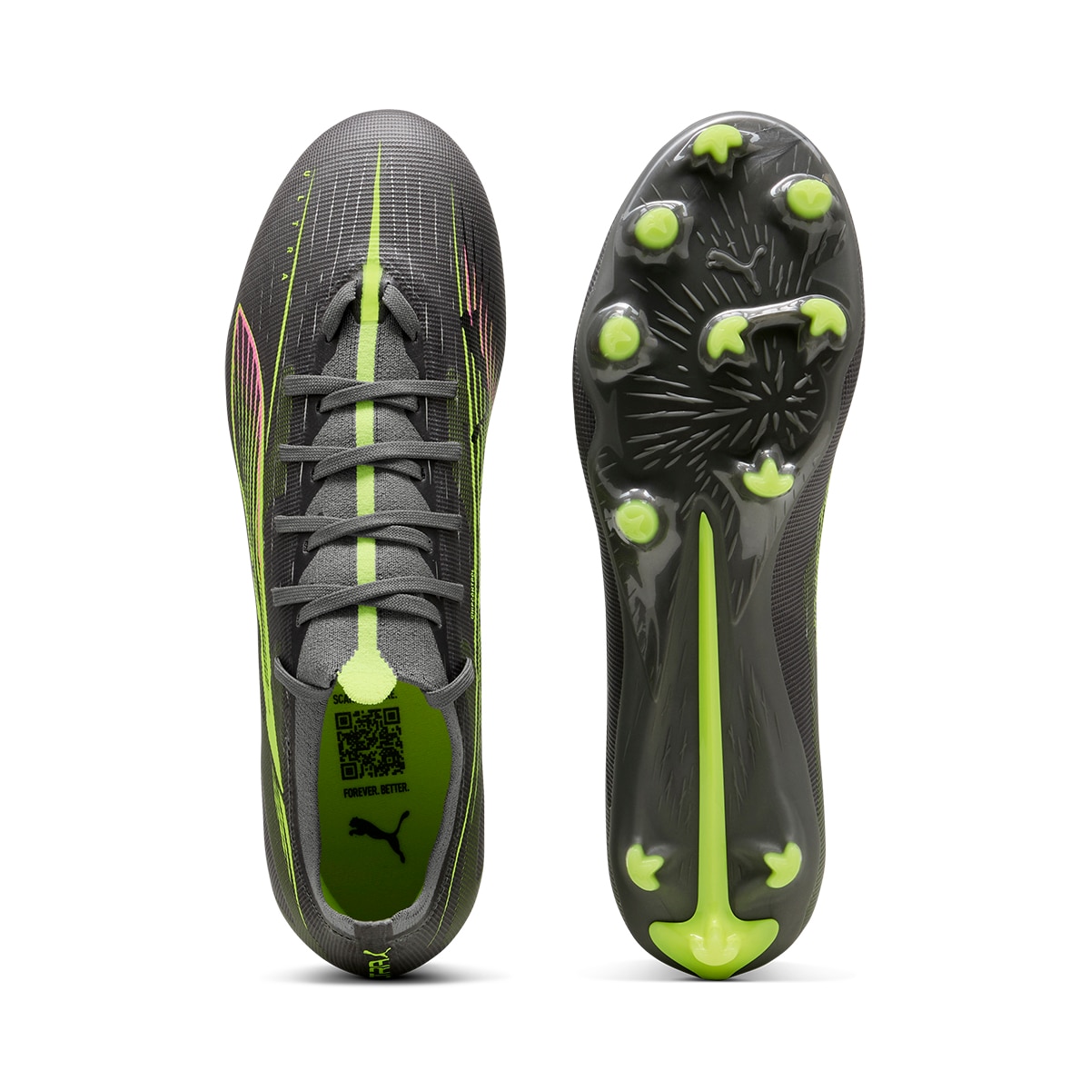 Chuteiras de Futebol de Homem Ultra 5 Match FG/AG Cinzento-3