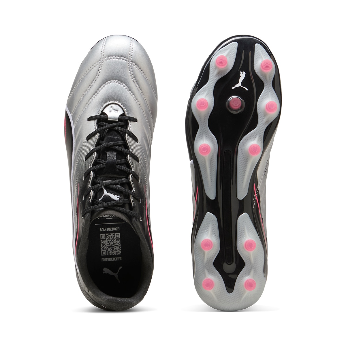 Chuteiras de Futebol de Homem King Pro FG/AG Cinzento-3