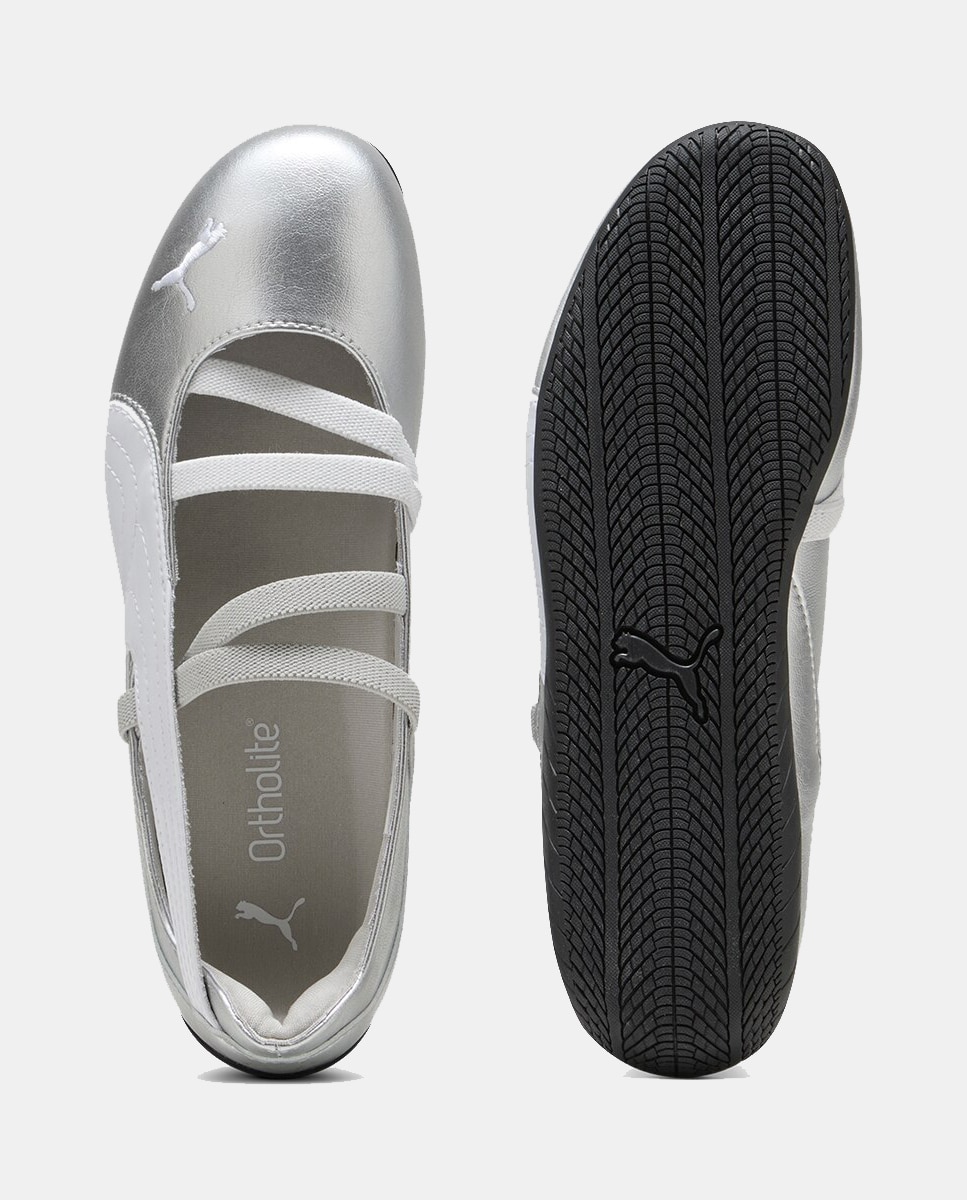 Sapatilhas Speedcat Ballet Metallic Wns de Mulher Prata-3