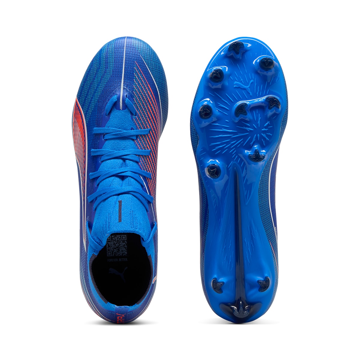 Chuteiras de Futebol Ultra 6 Match+ FG/AG Wn's Azul-3