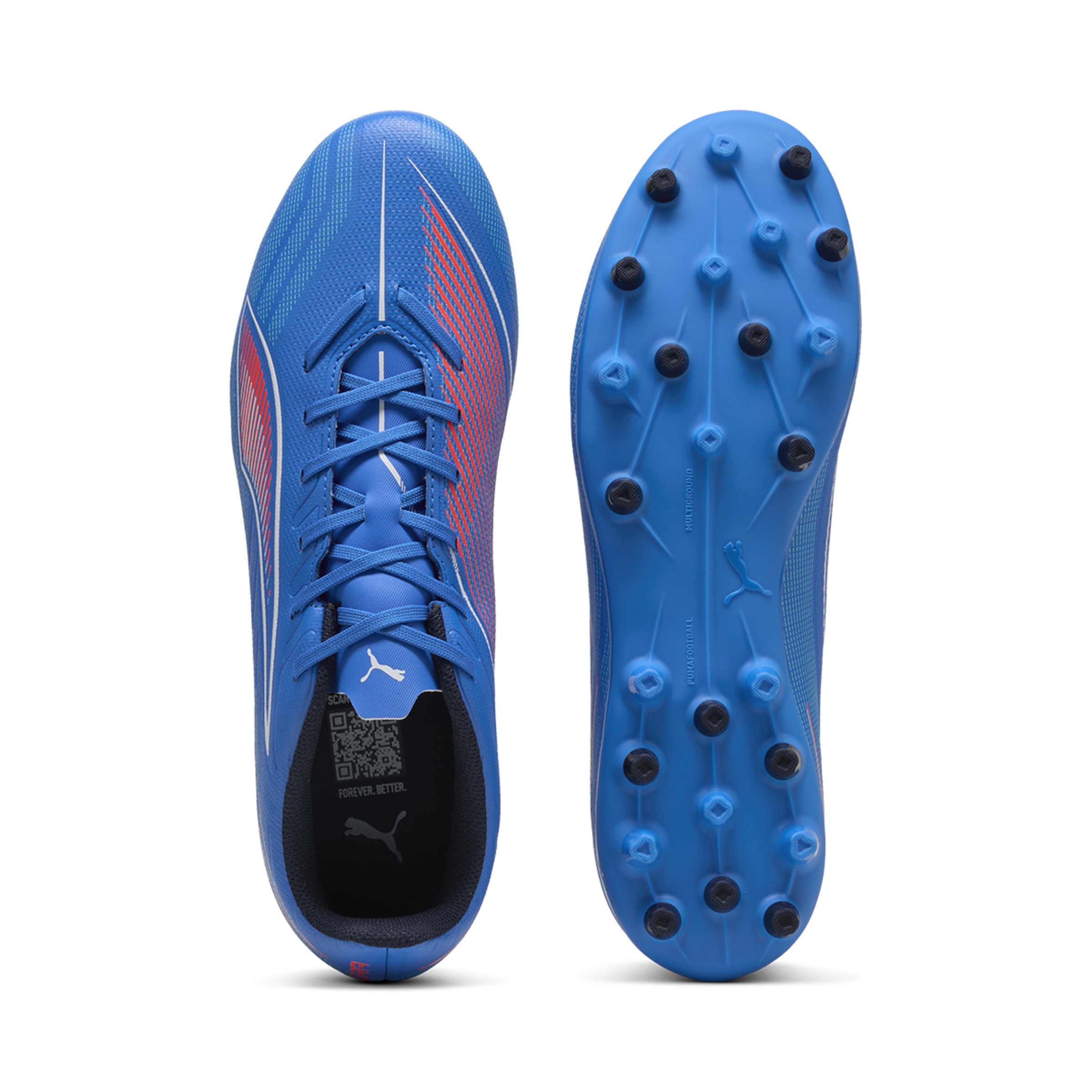 Chuteiras de Futebol Unissexo Ultra 6 Play MG Azul-3