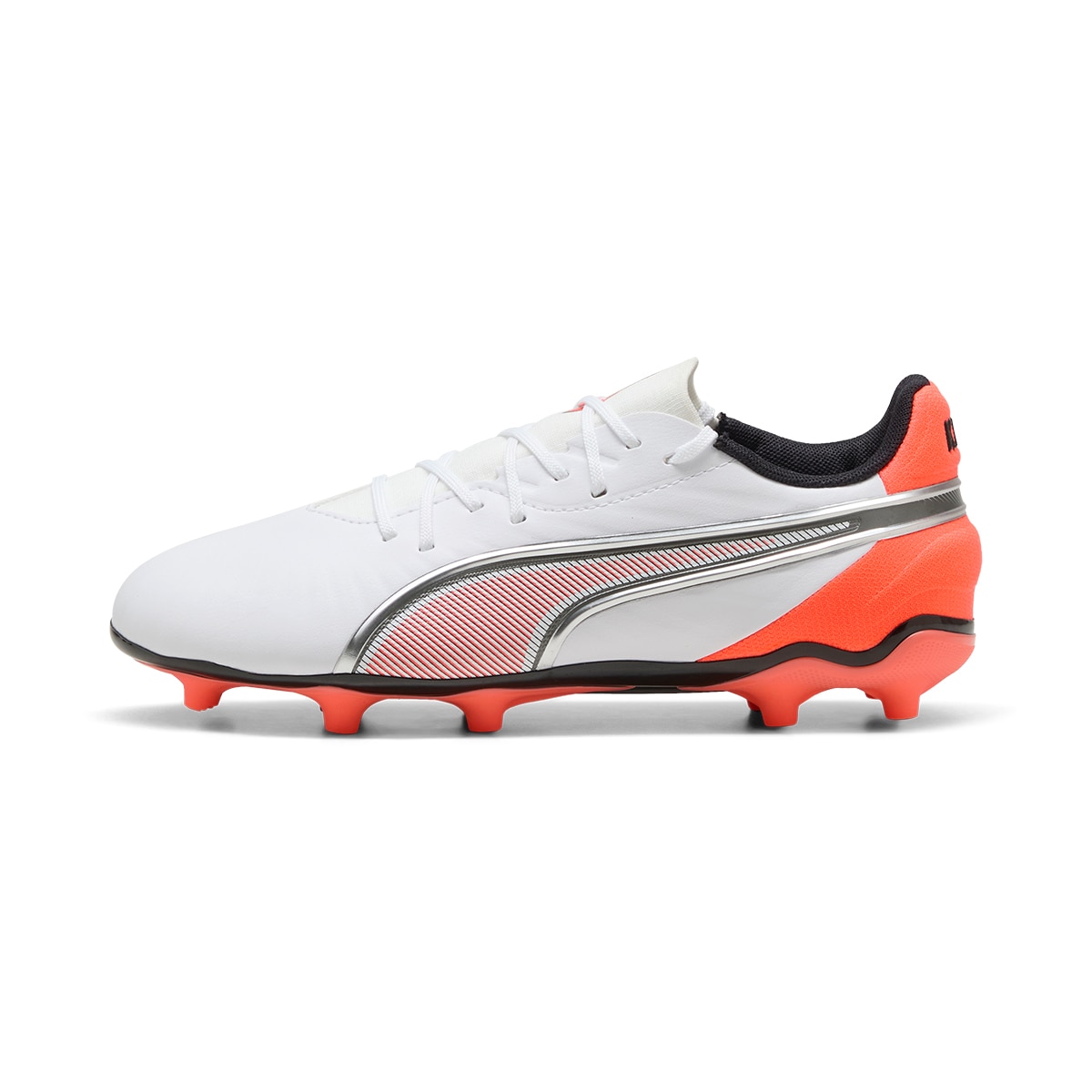 Chuteiras de Futebol King Match FG/AG Jr Branco-4