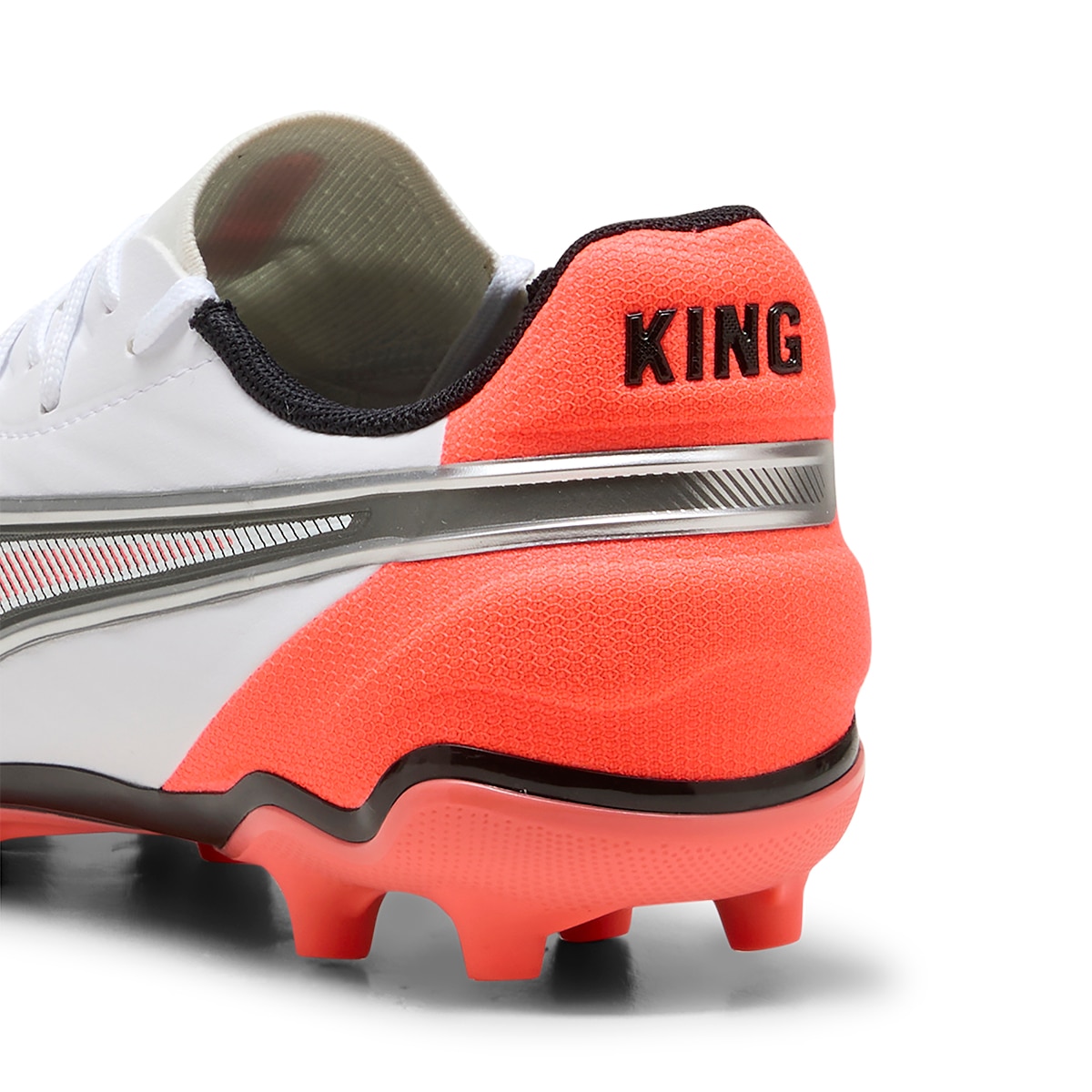 Chuteiras de Futebol King Match FG/AG Jr Branco-5