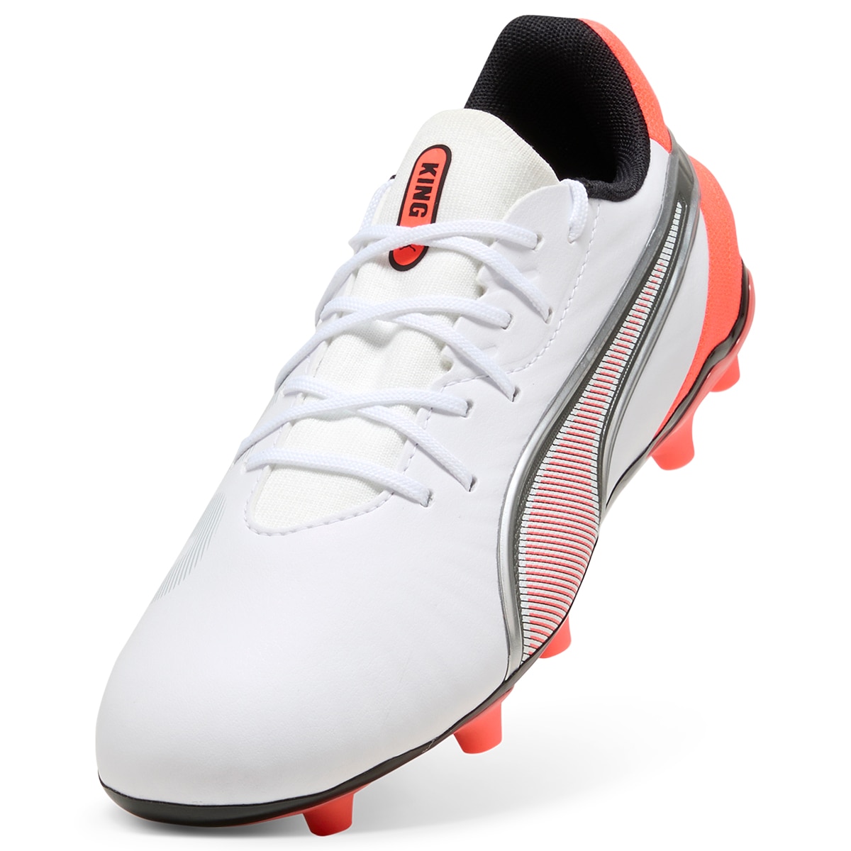 Chuteiras de Futebol King Match FG/AG Jr Branco-6