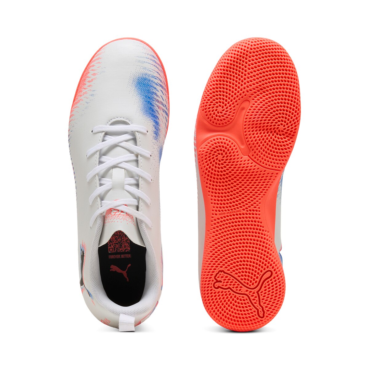 Chuteiras de Futebol de Criança Future 8 Play IT Jr Branco-3