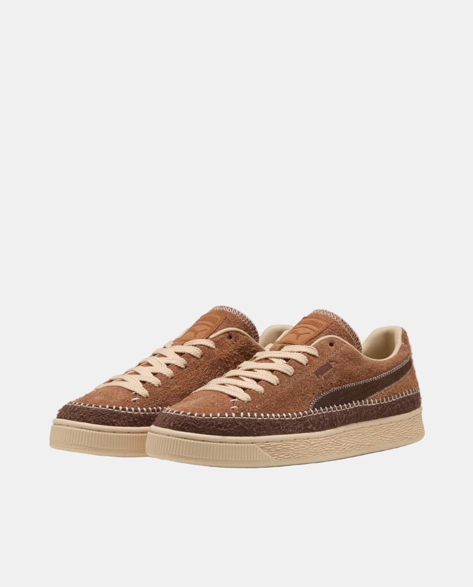 Sapatilhas Suede Moccasin de Homem Castanho-claro-6
