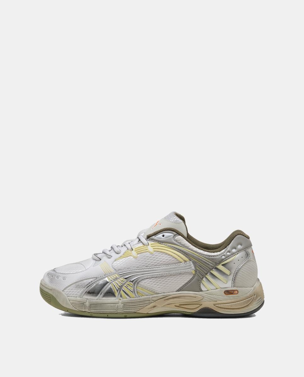 Sapatilhas Kessel Pro de Homem e Mulher Branco/Amarelo-4