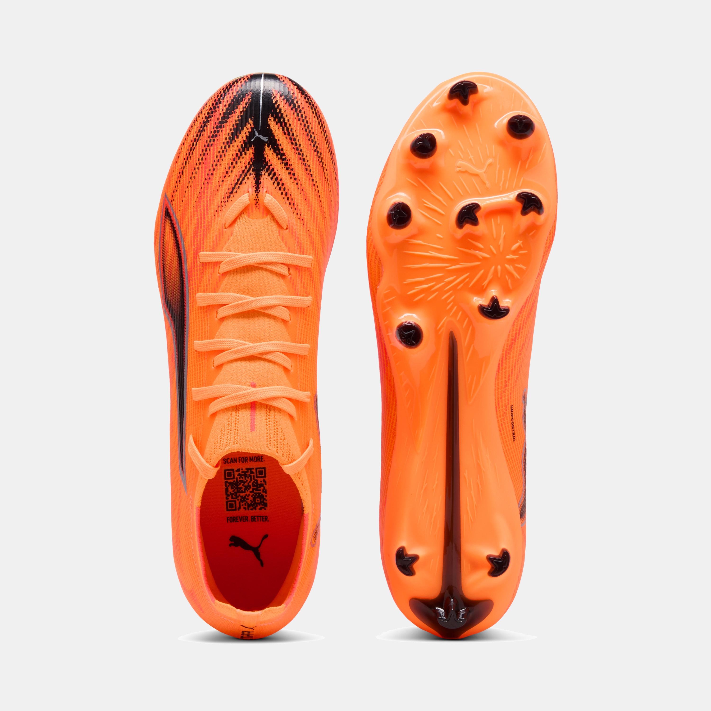 Chuteiras de Futebol Ultra 6 Match FG/AG Unissexo Laranja-5