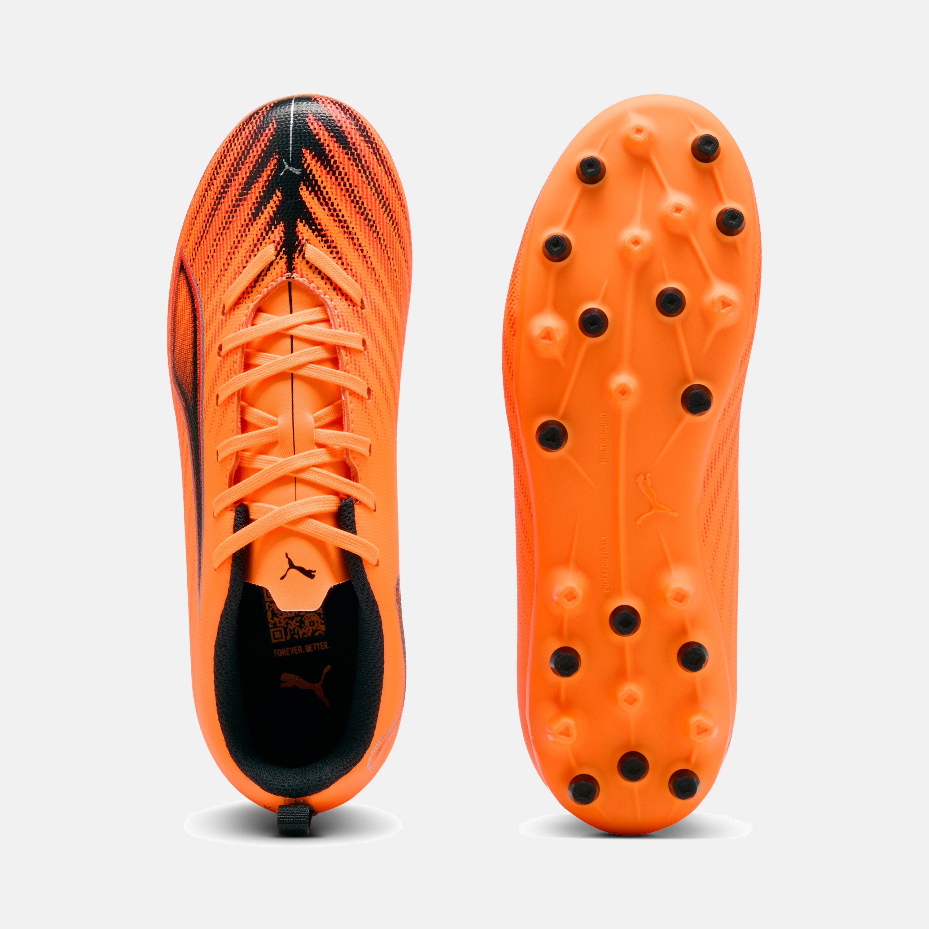Chuteiras de Futebol de Criança Ultra 6 Play MG Laranja-6