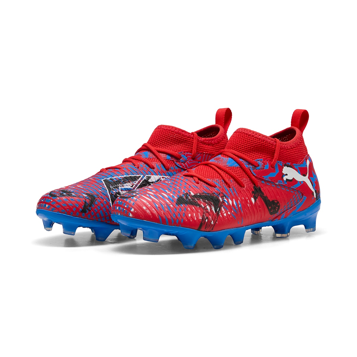 Chuteiras de Futebol de Criança Future 8 Match Playmakers FG/AG Vermelho-2