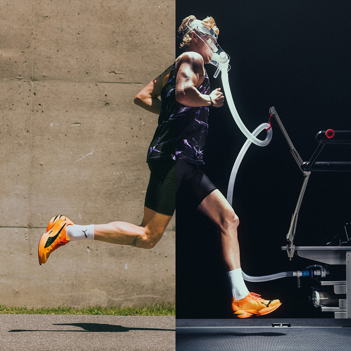 Sapatilhas de Running Fast-R Nitro Elite 3 de Homem Laranja-9