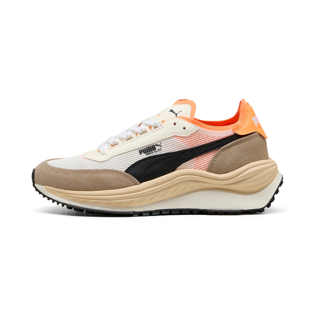 Sapatilhas Casual Rider Elite Unissexo Branco / Laranja-4