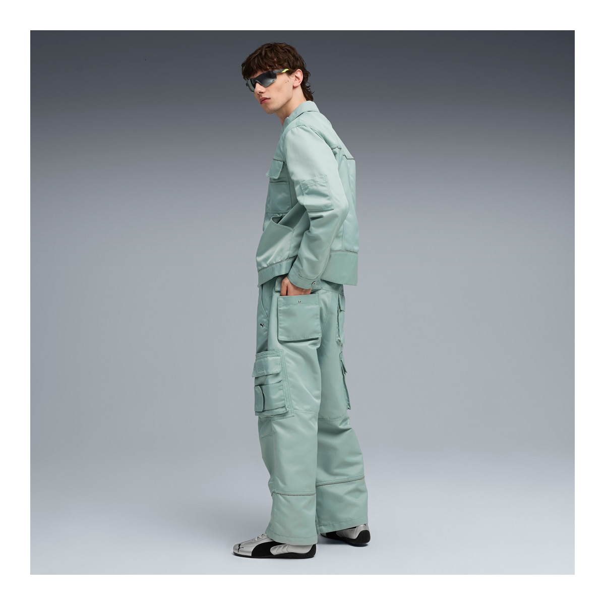 Sapatilhas Casual Speedcat Metallic Unissexo Cinzento-9