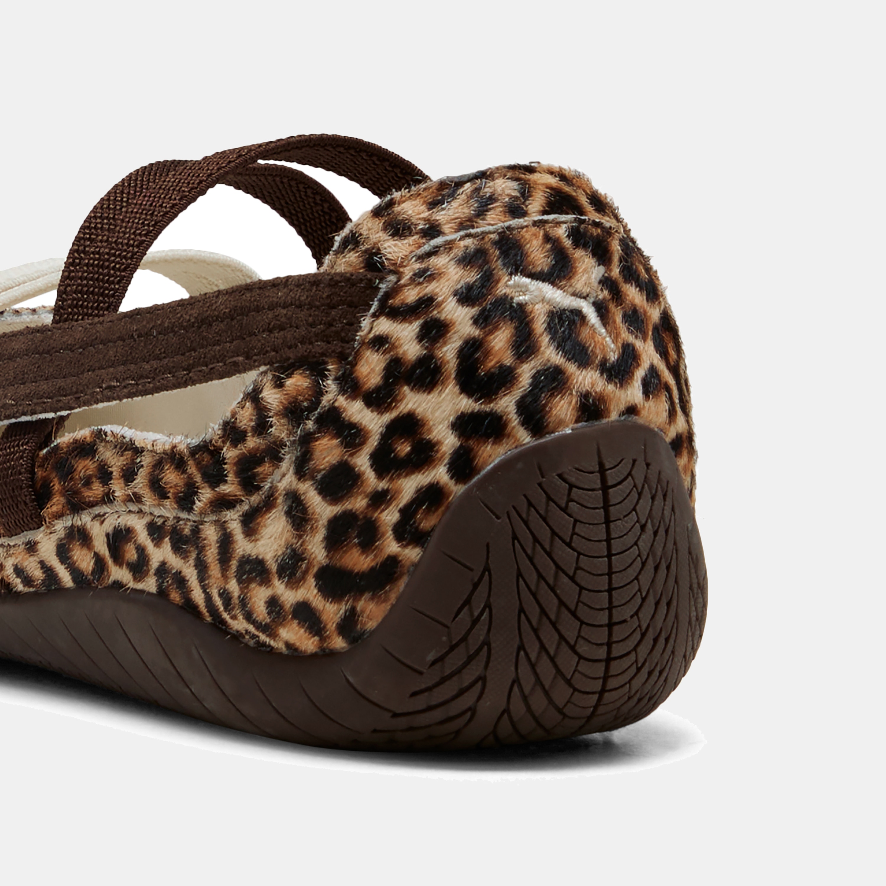 Sapatilhas Casual Speedcat Ballet Leopard Wns de Mulher Castanho-3
