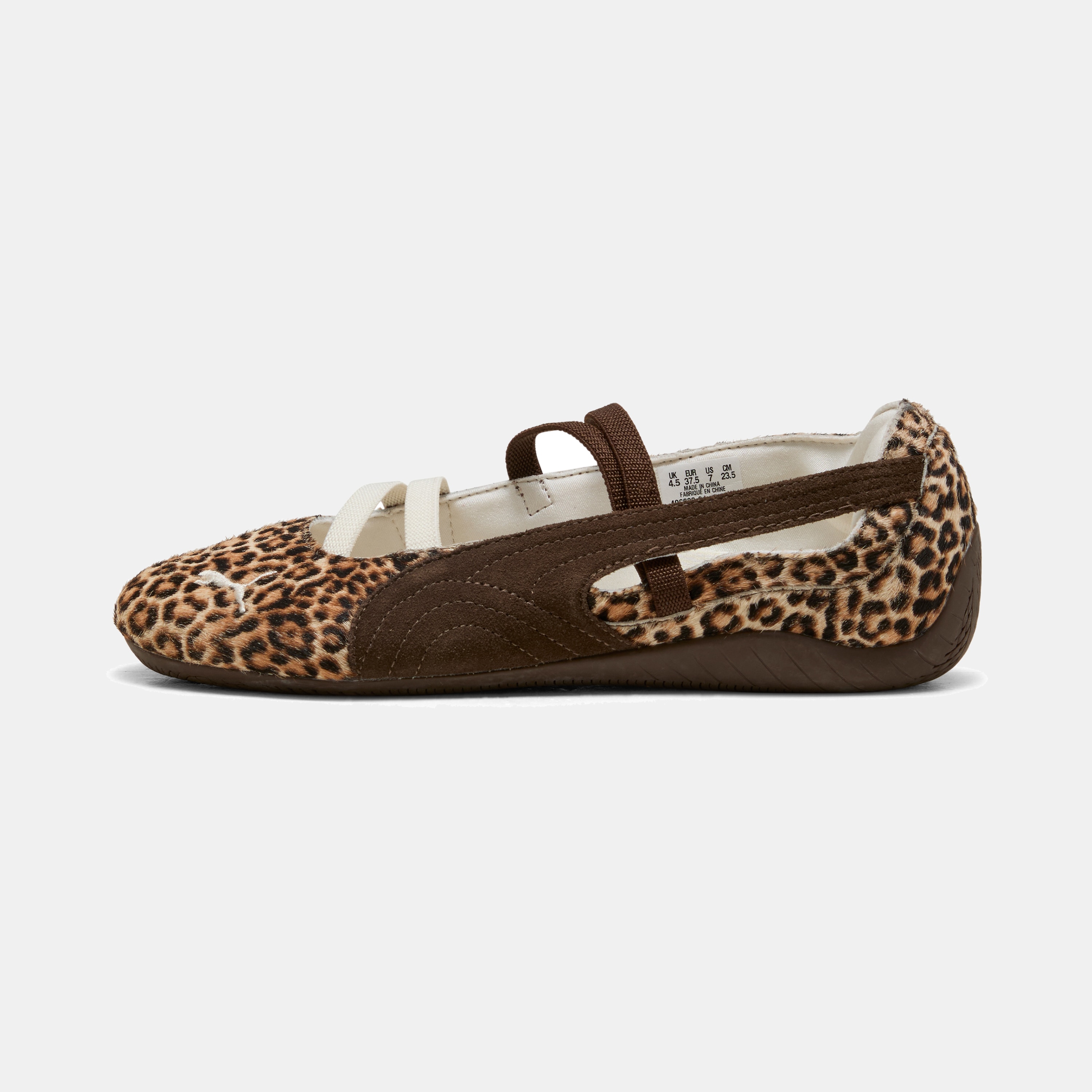 Sapatilhas Casual Speedcat Ballet Leopard Wns de Mulher Castanho-6