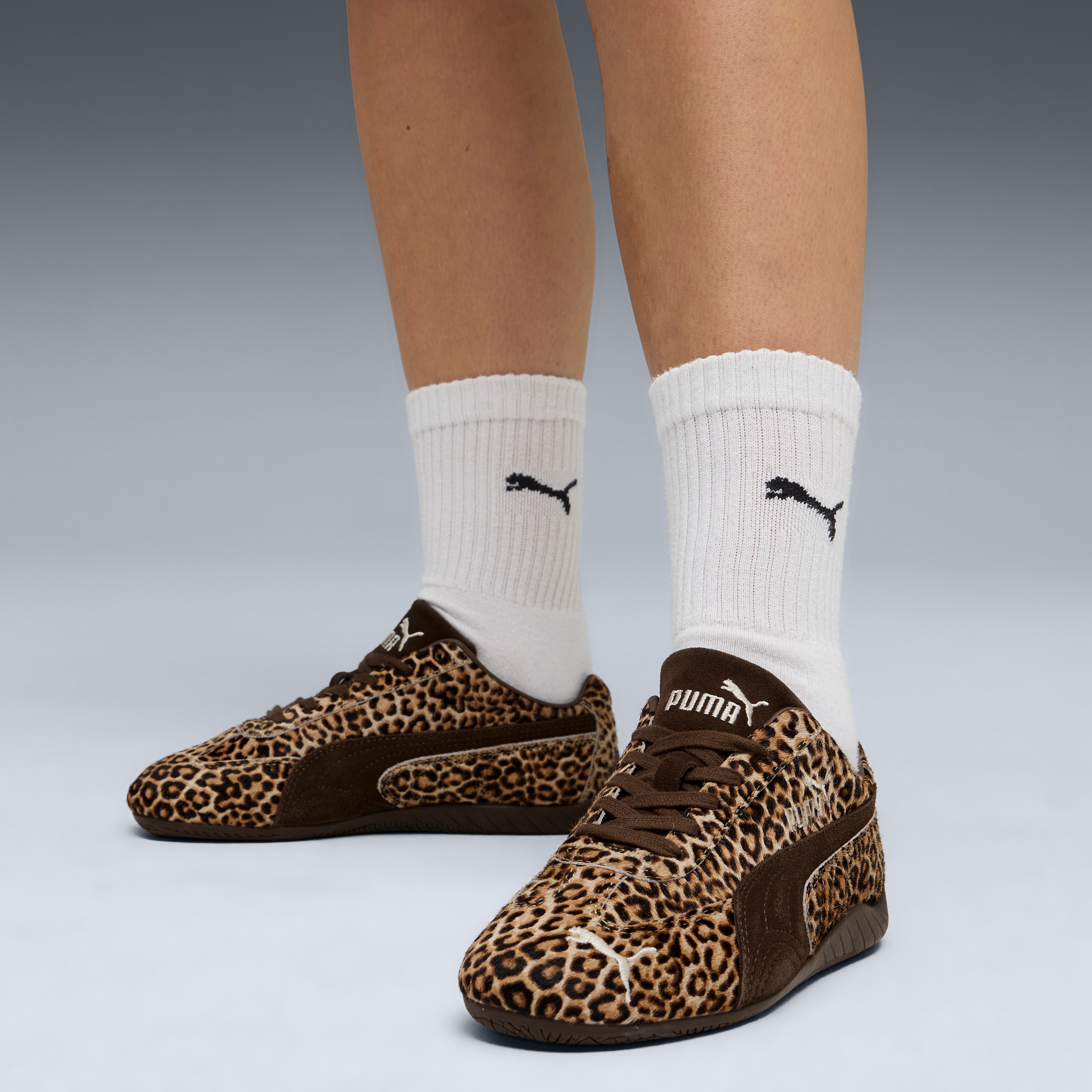 Sapatilhas Casual SpeedcatLeopard Wns de Mulher Castanho-4