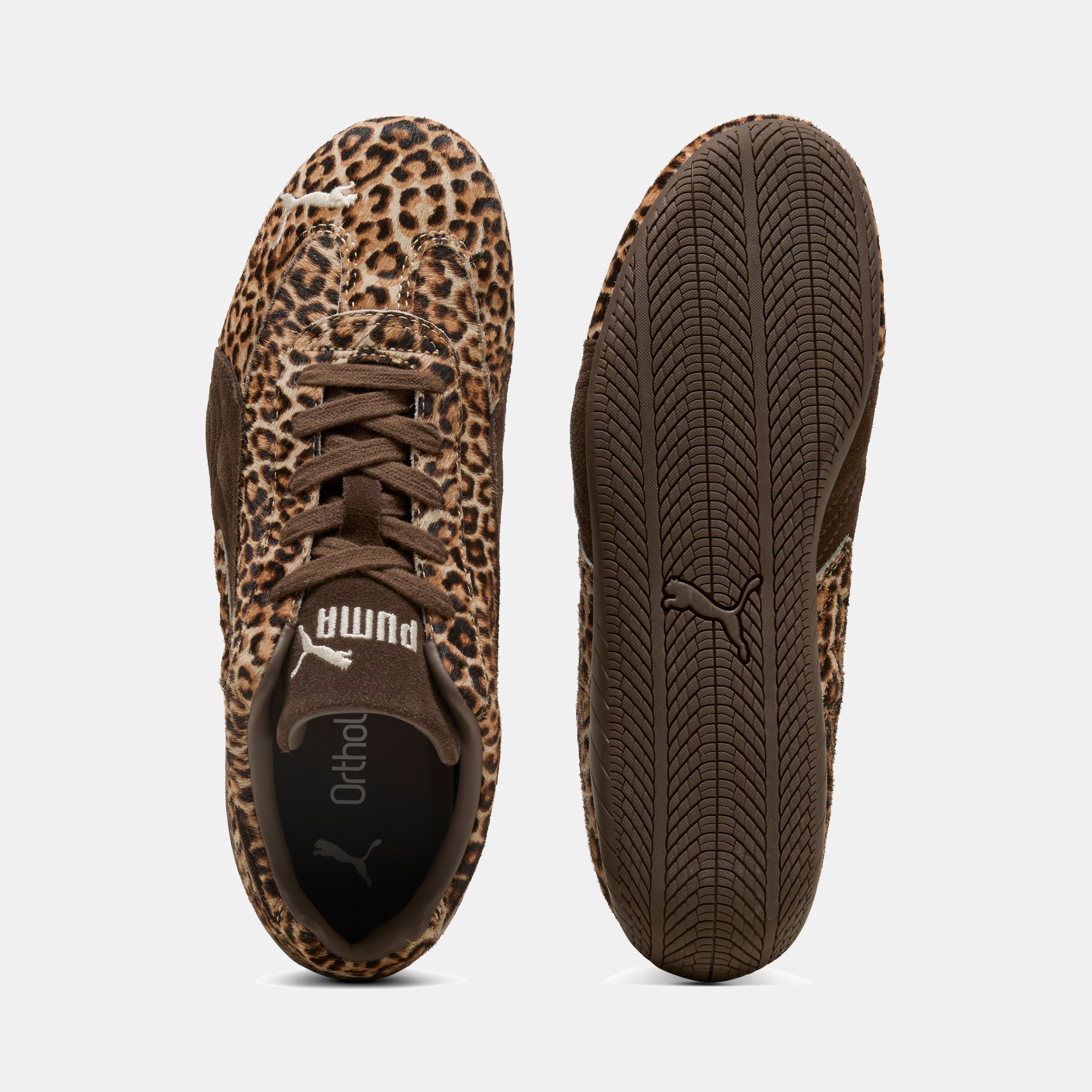 Sapatilhas Casual SpeedcatLeopard Wns de Mulher Castanho-7
