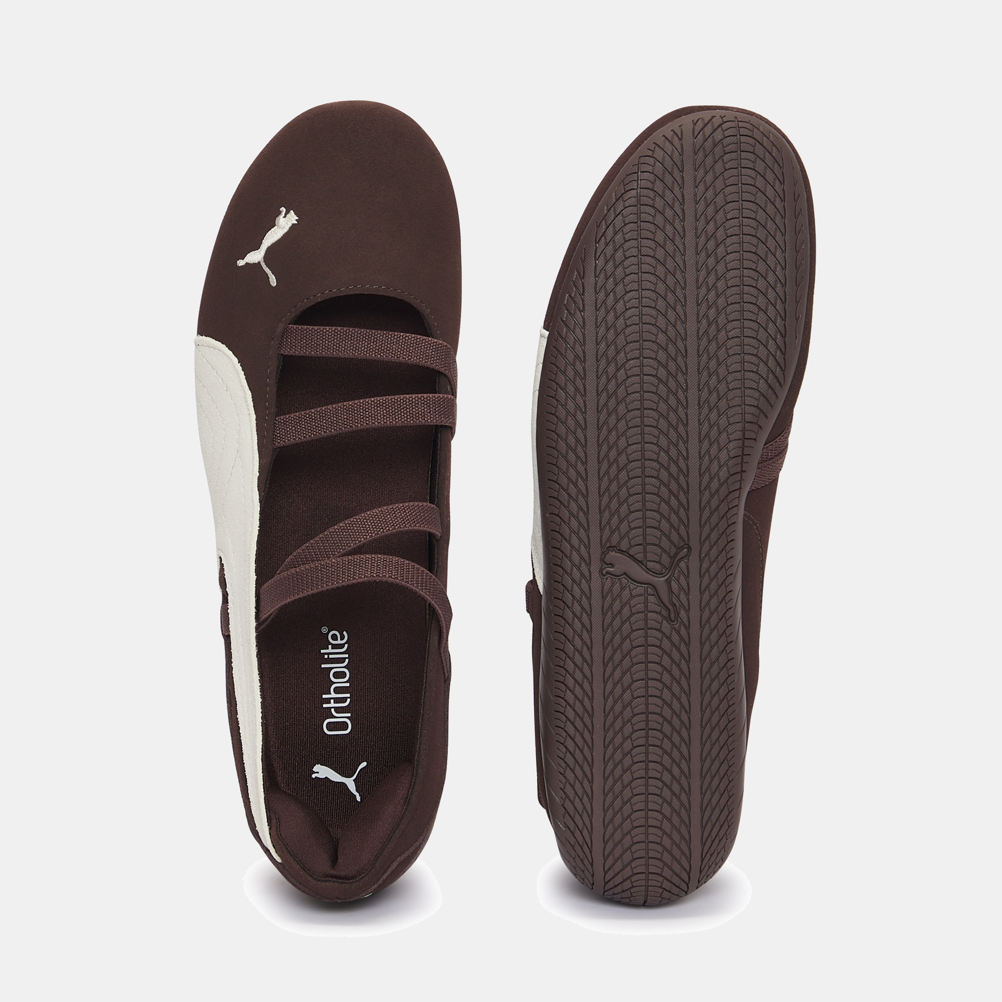 Sapatilhas Casual Speedcat Ballet SD Café Wns de Mulher Castanho-5
