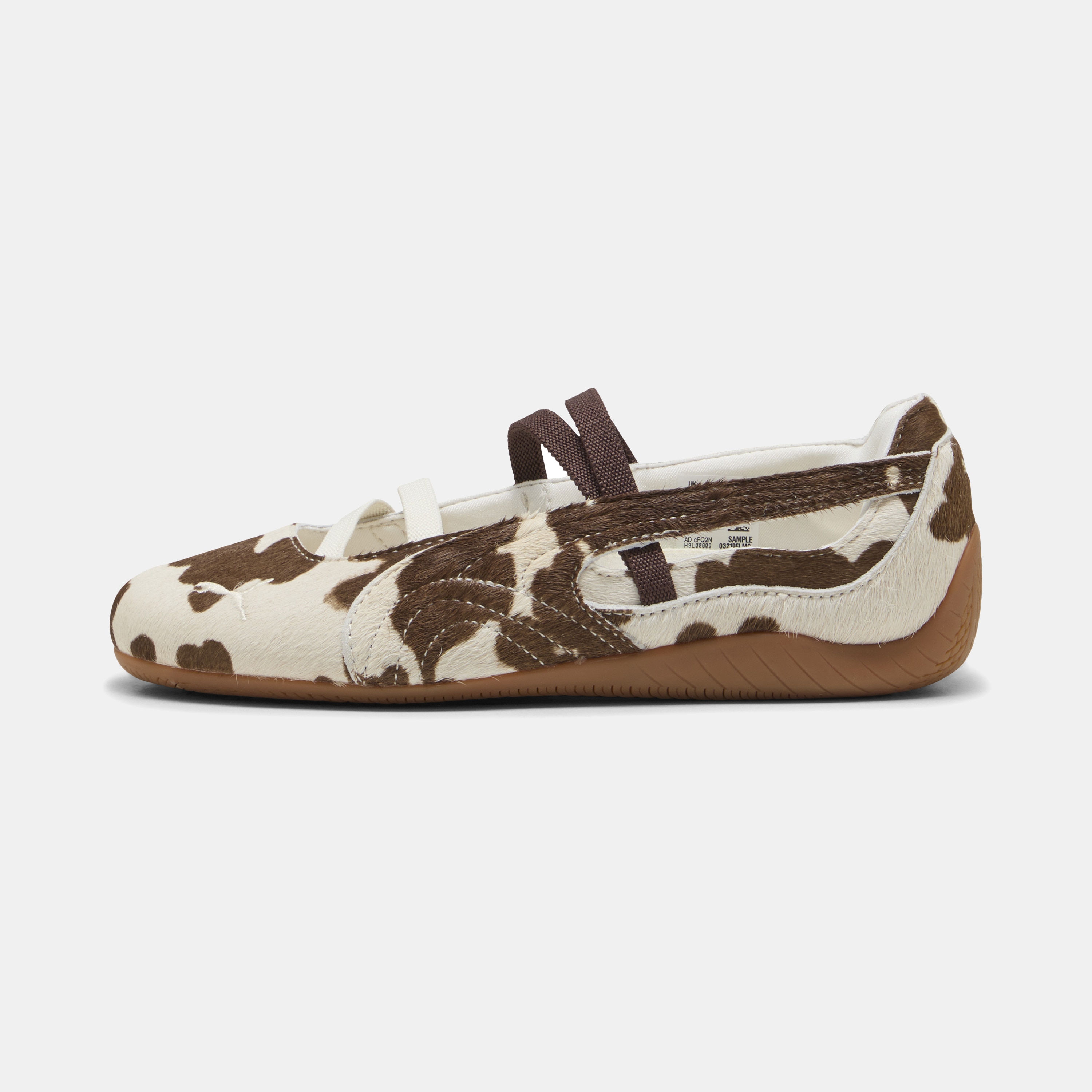 Sapatilhas Casual Speedcat Ballet Cow Wns de Mulher Castanho-5