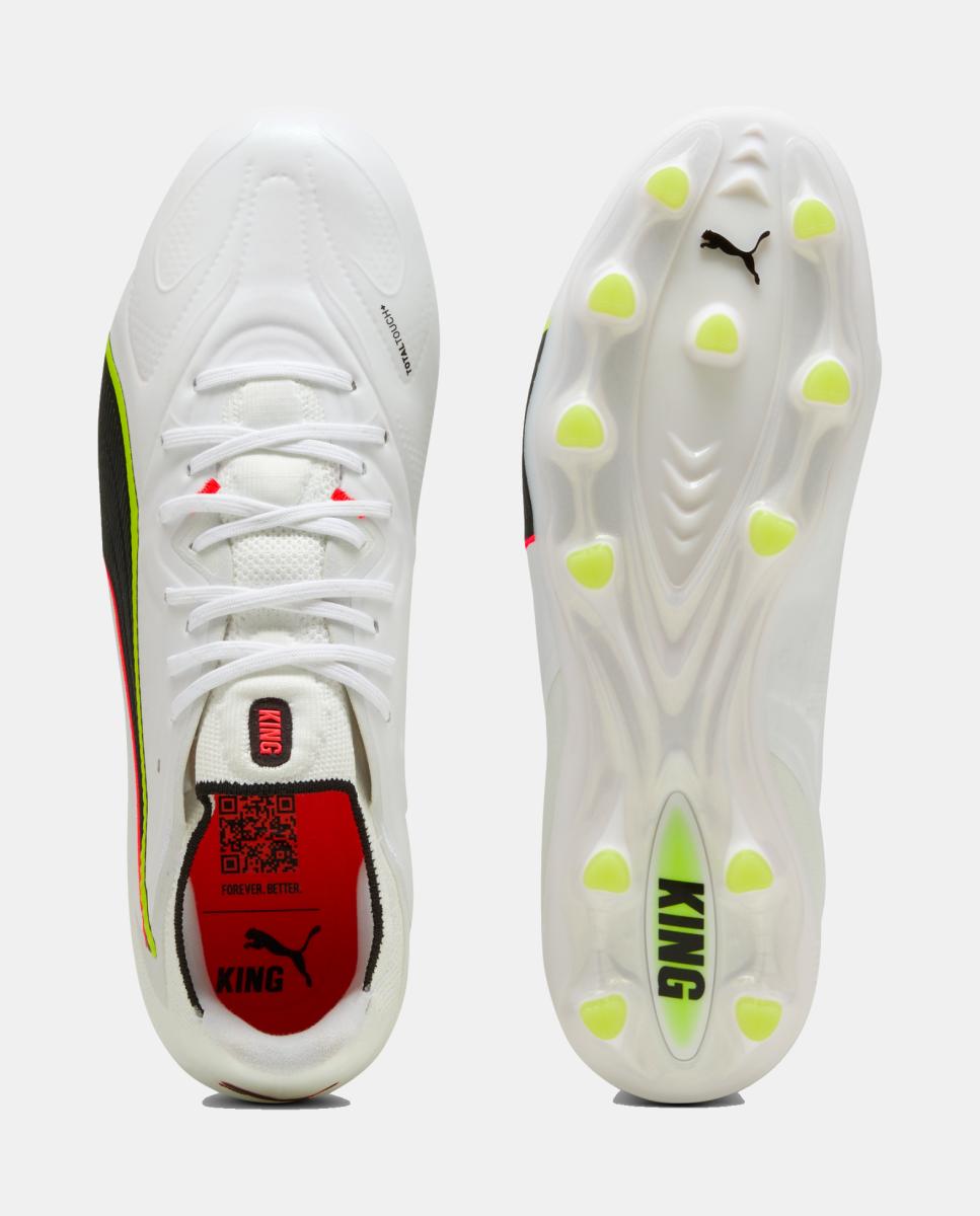 Chuteiras de Futebol de Homem King 20 Ultimate FG/AG Branco-6