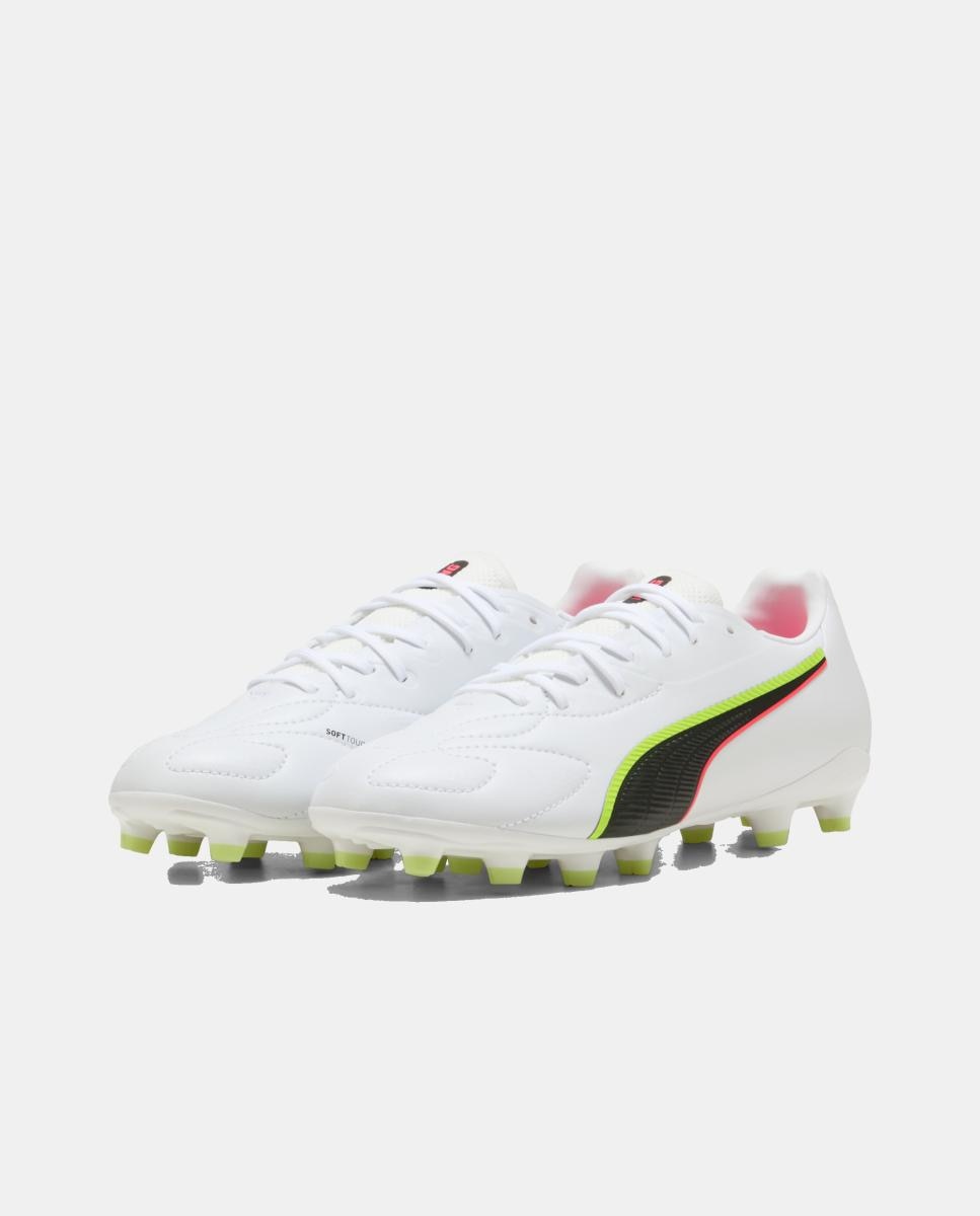 Chuteiras de Futebol de Menino King 20 Match FG/AG Jr Branco-2