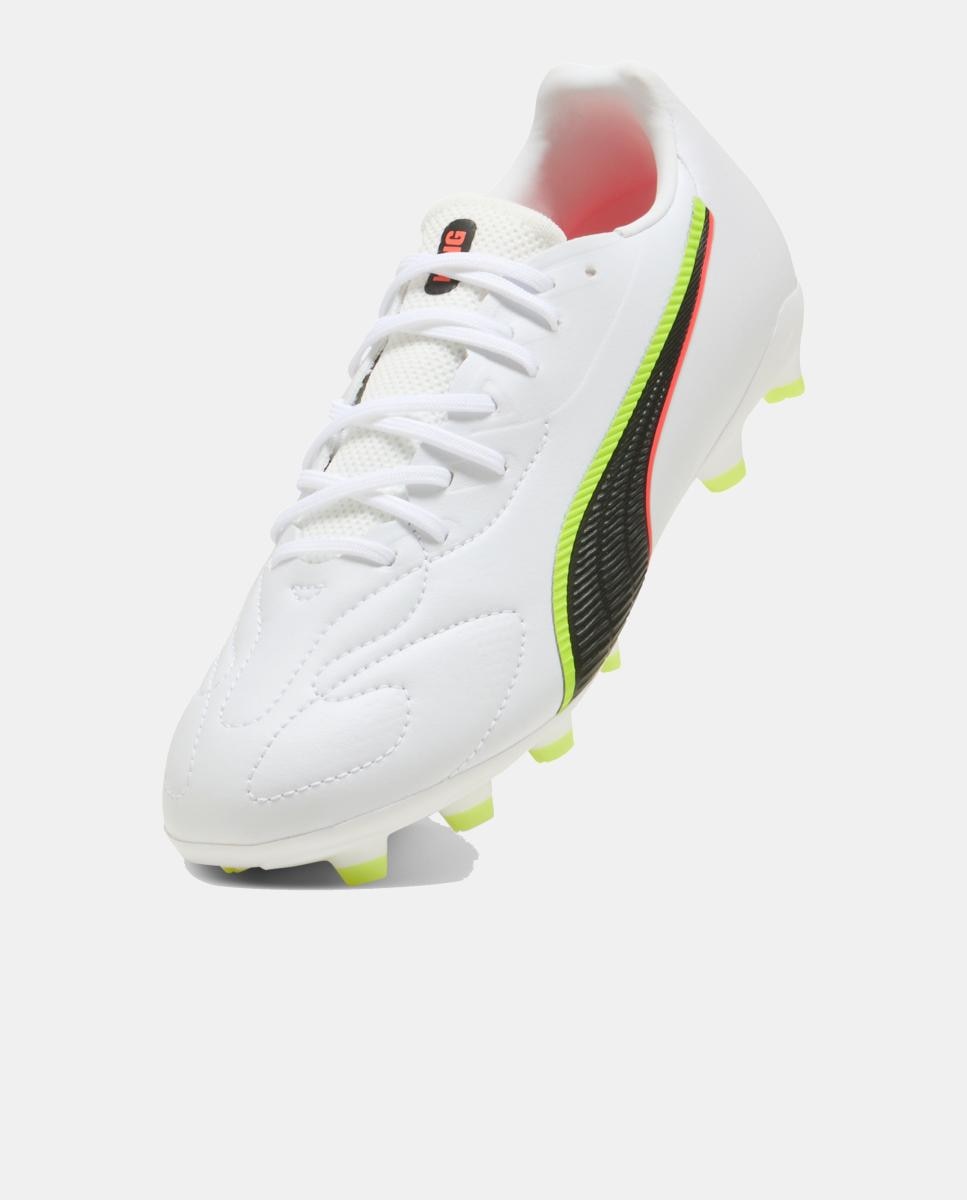Chuteiras de Futebol de Menino King 20 Match FG/AG Jr Branco-5