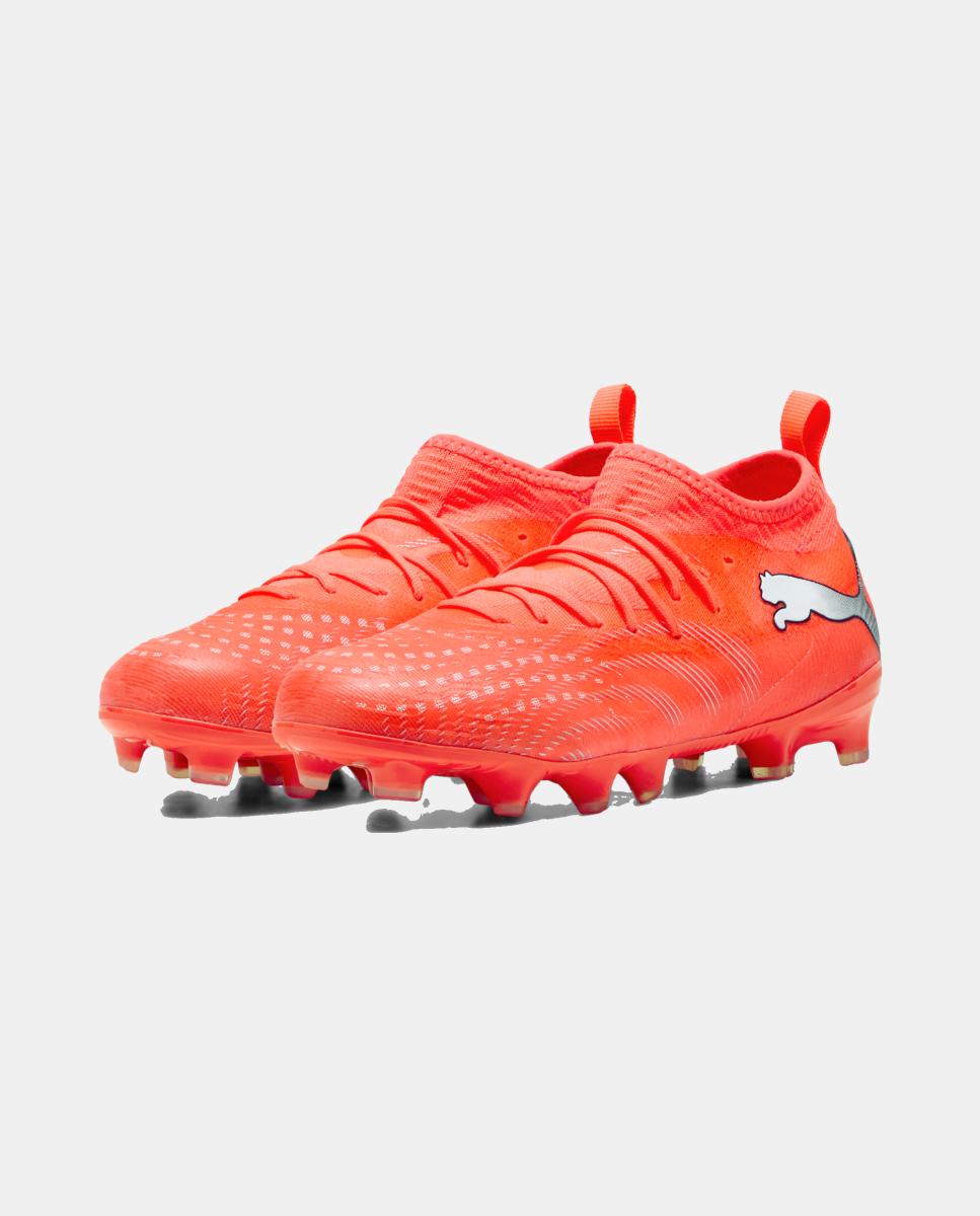 Chuteiras de Futebol de Menino Future 9 Match FG/AG Jr Vermelho-2