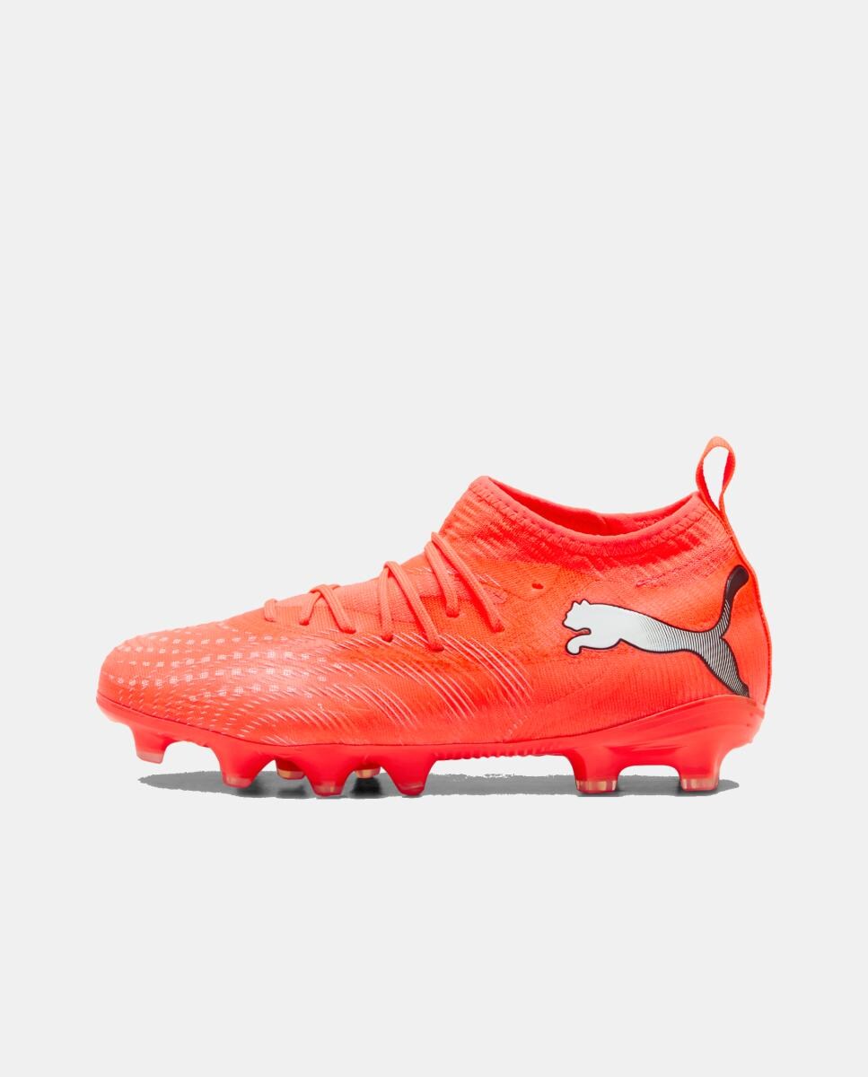 Chuteiras de Futebol de Menino Future 9 Match FG/AG Jr Vermelho-4