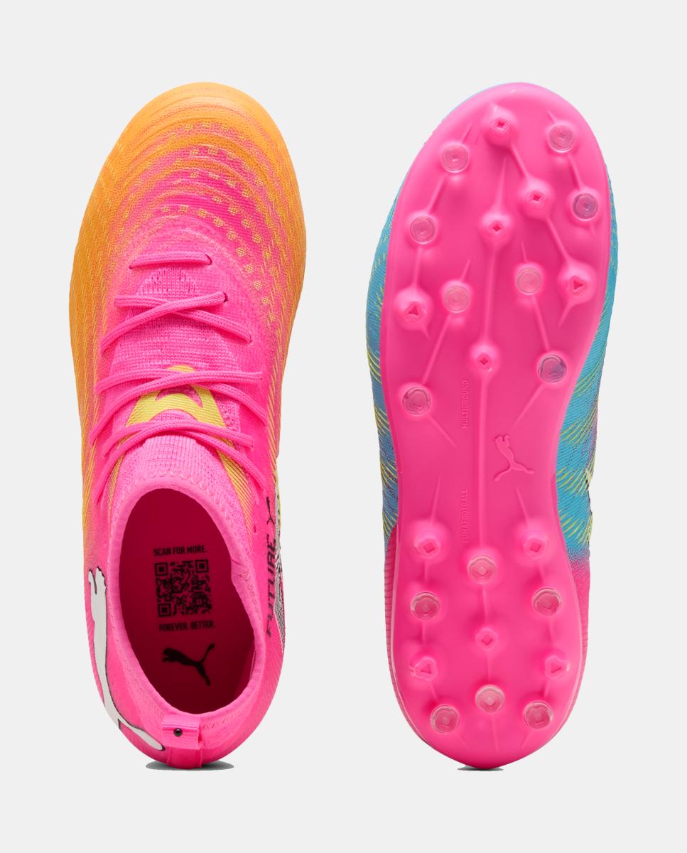 Chuteiras de Futebol de Criança FUTURE 9 MATCH MG Jr Puma Rosa-2