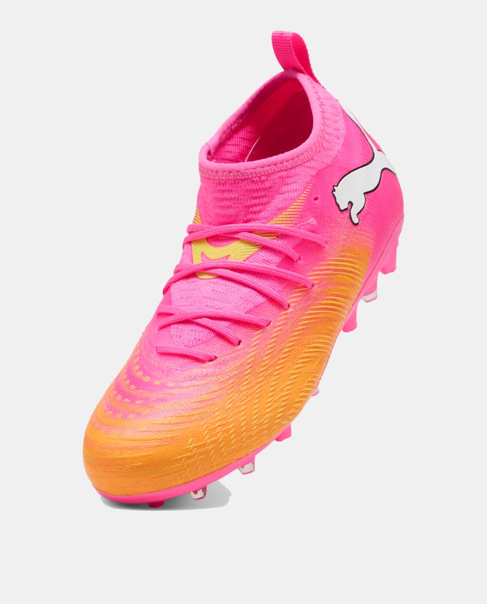 Chuteiras de Futebol de Criança FUTURE 9 MATCH MG Jr Puma Rosa-3