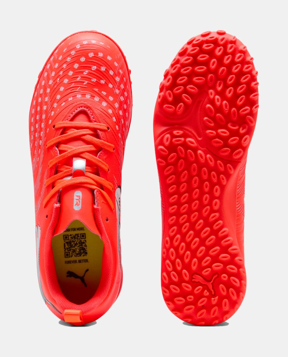 Chuteiras de Futebol de Menino Future 9 Play TT Jr Vermelho-5