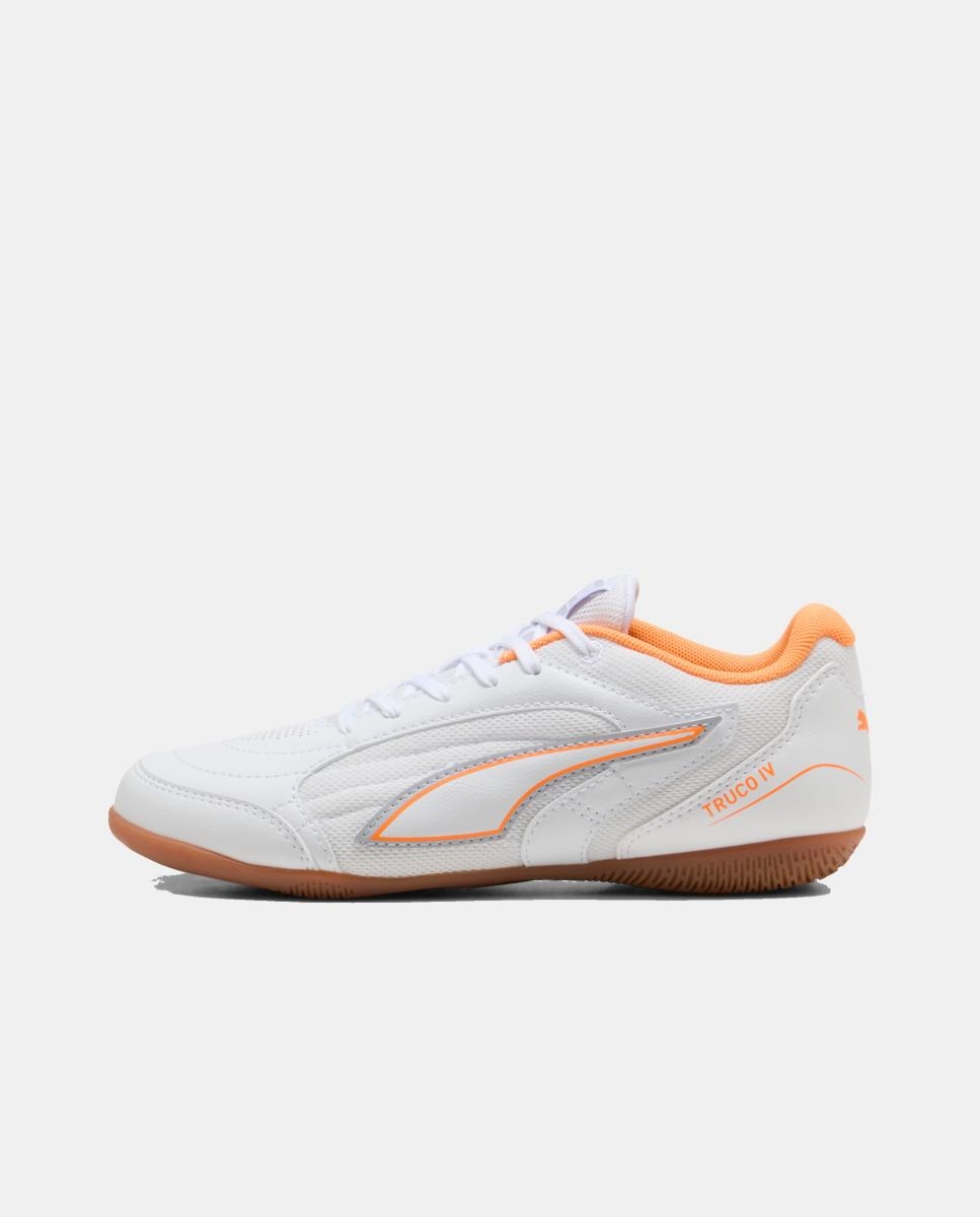 Chuteiras de Futebol de Menino Truco IV Jr Branco-4