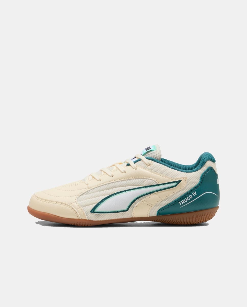 Chuteiras de Futebol de Menino Truco IV Jr Branco-4