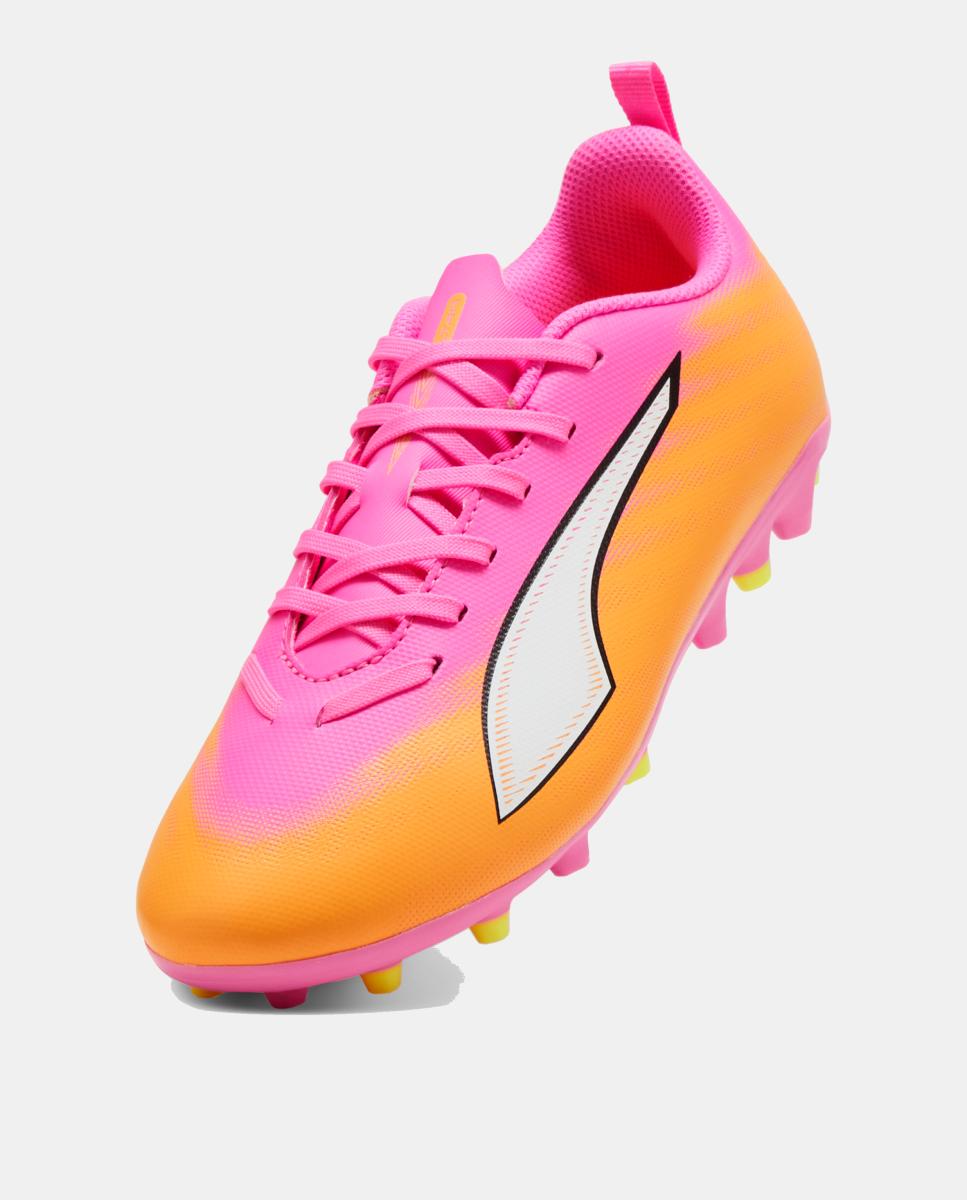 Chuteiras de Futebol de Criança ULTRA 6 PLAY MG Jr Puma Rosa-3