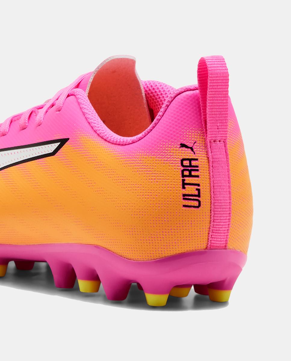 Chuteiras de Futebol de Criança ULTRA 6 PLAY MG Jr Puma Rosa-4