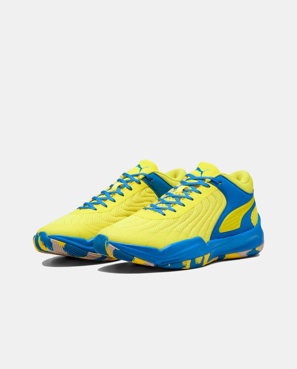 Calçado de Basquetebol de Homem Court Pro 2 Marble Amarelo-2
