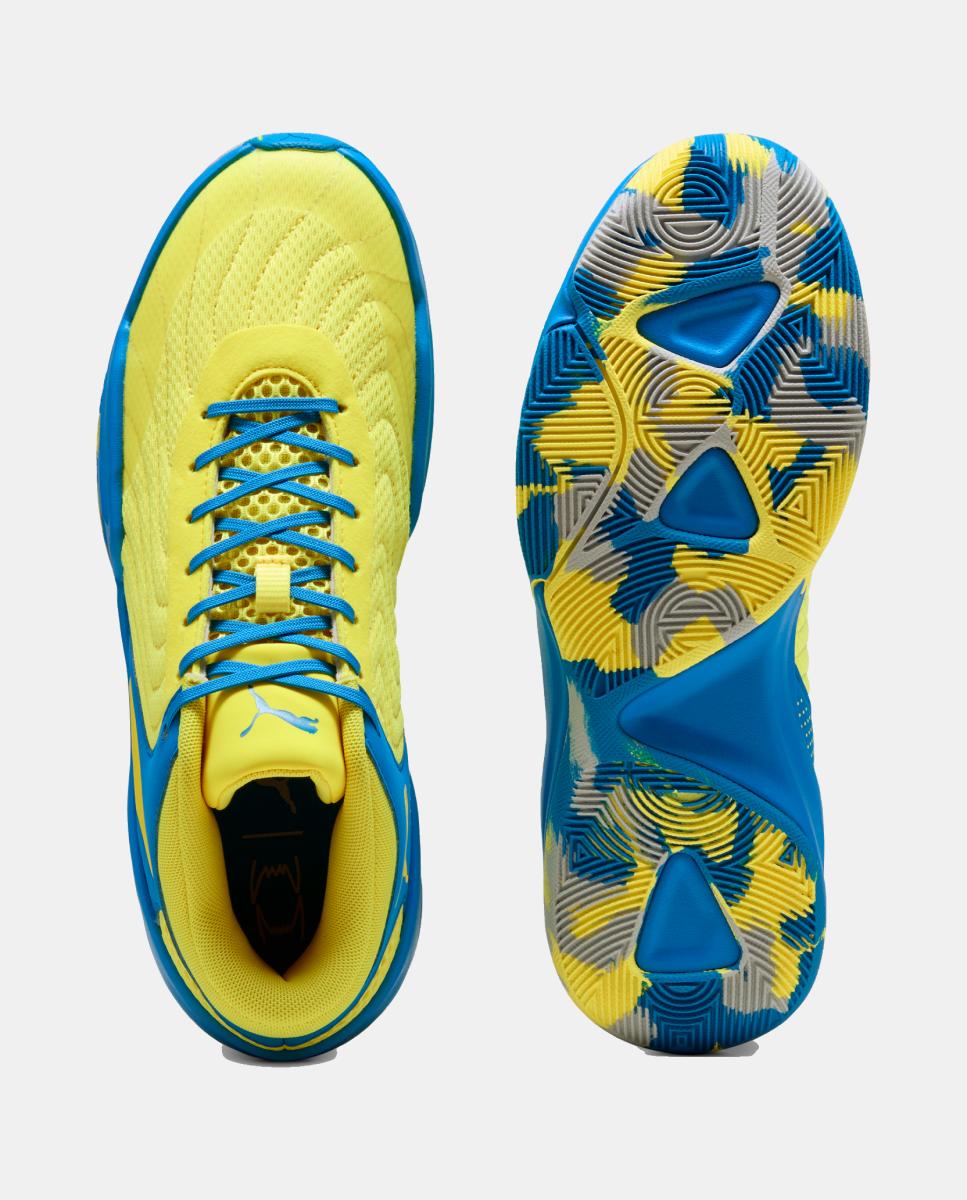 Calçado de Basquetebol de Homem Court Pro 2 Marble Amarelo-5