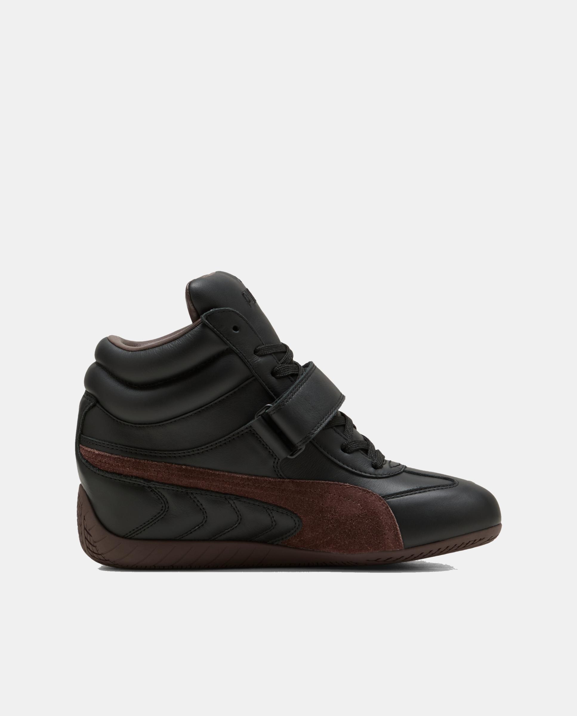 Puma Speedcat Wedge Lth Wns para mujer - Negro Negro-1
