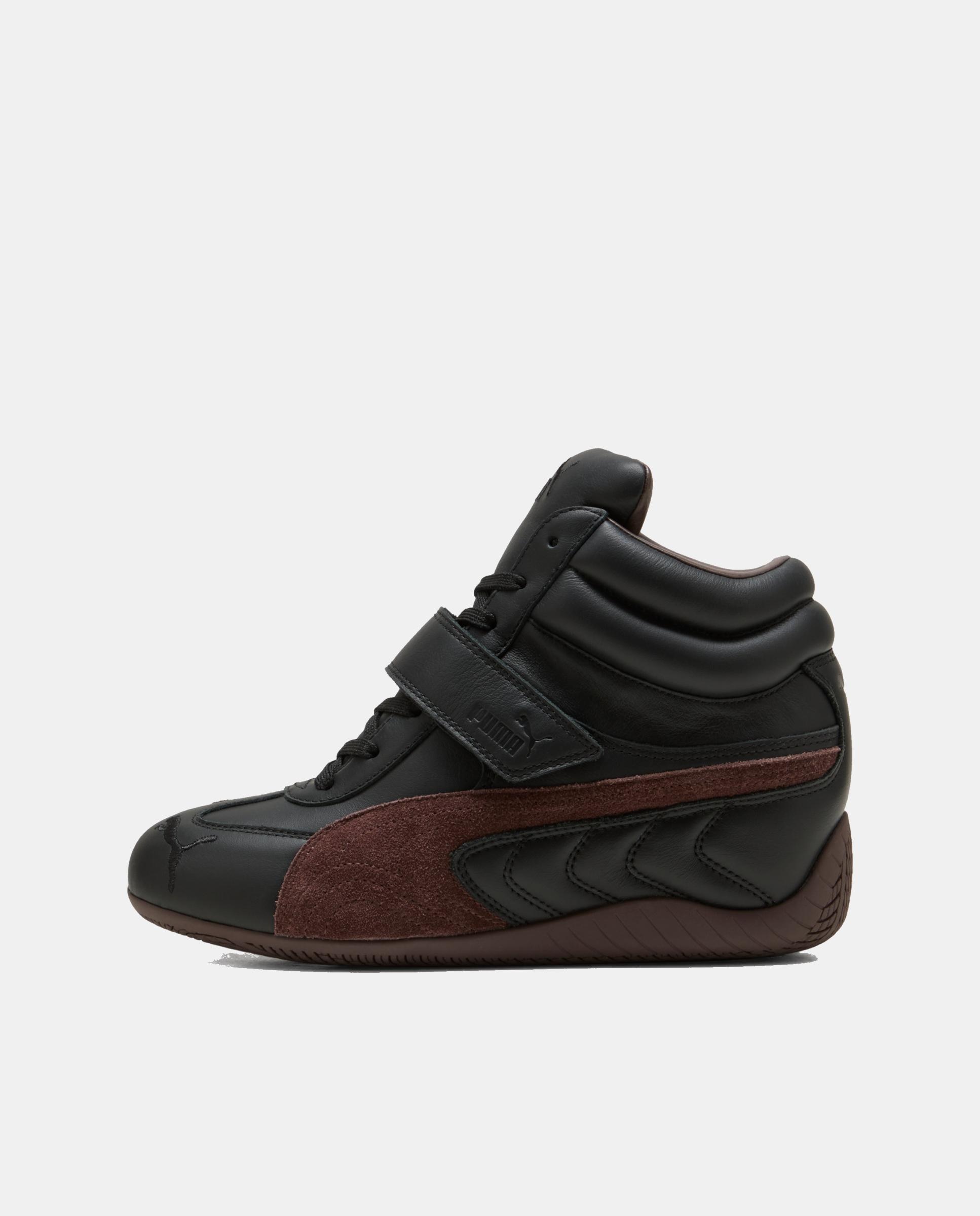 Puma Speedcat Wedge Lth Wns para mujer - Negro Negro-4