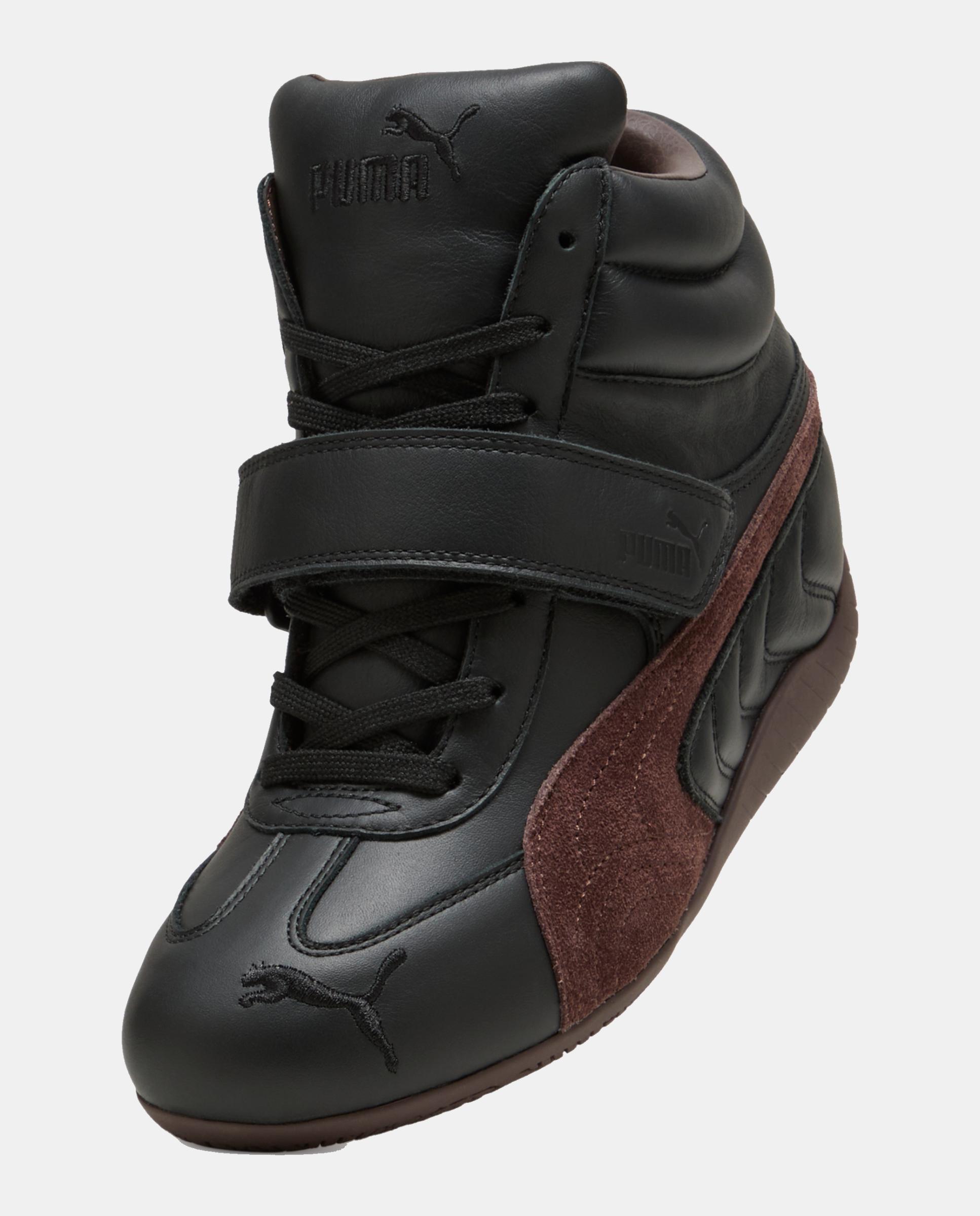 Puma Speedcat Wedge Lth Wns para mujer - Negro Negro-5