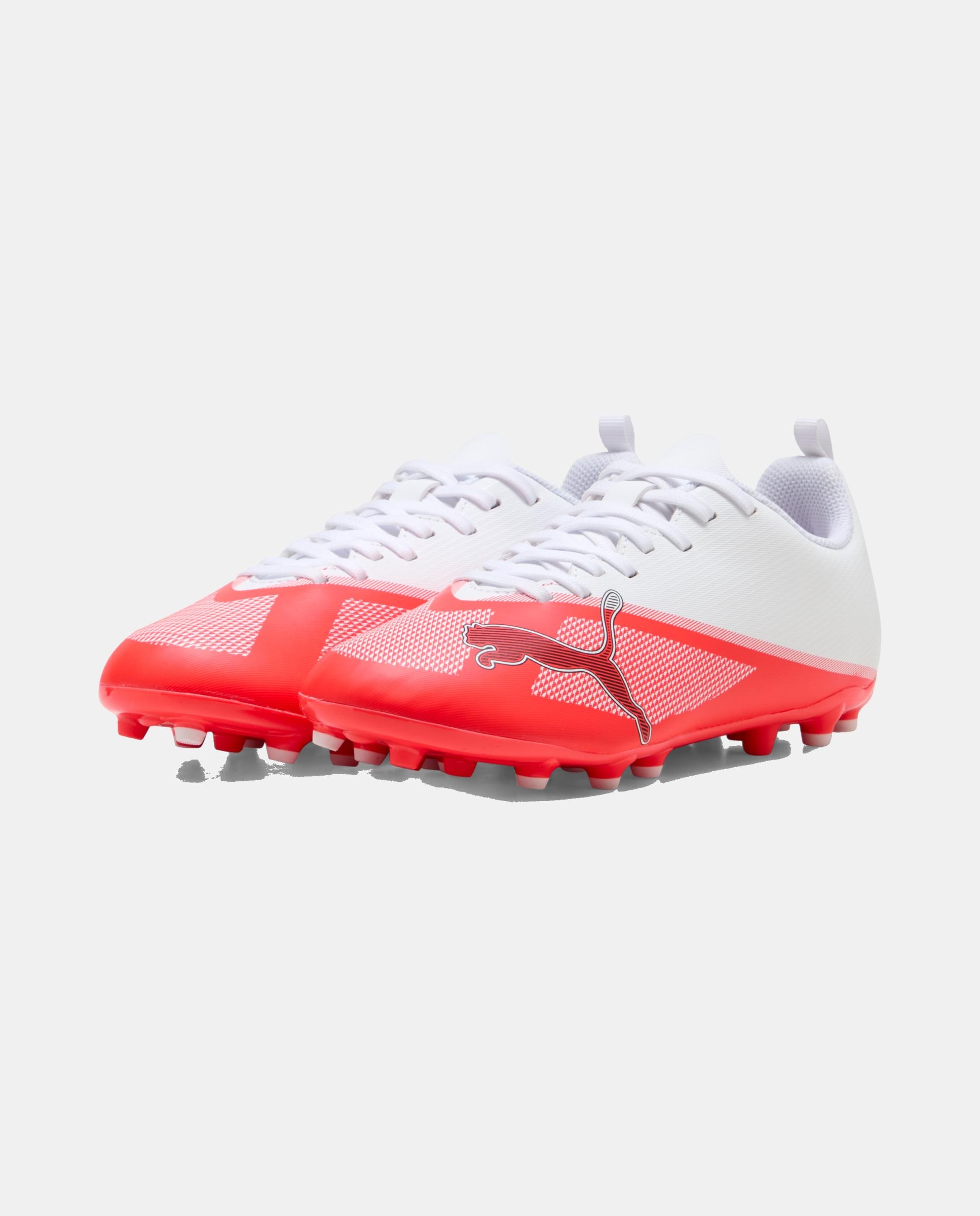 Chuteiras de Futebol Infantil Ultra 7 Play Mg Jr Puma Vermelho-2