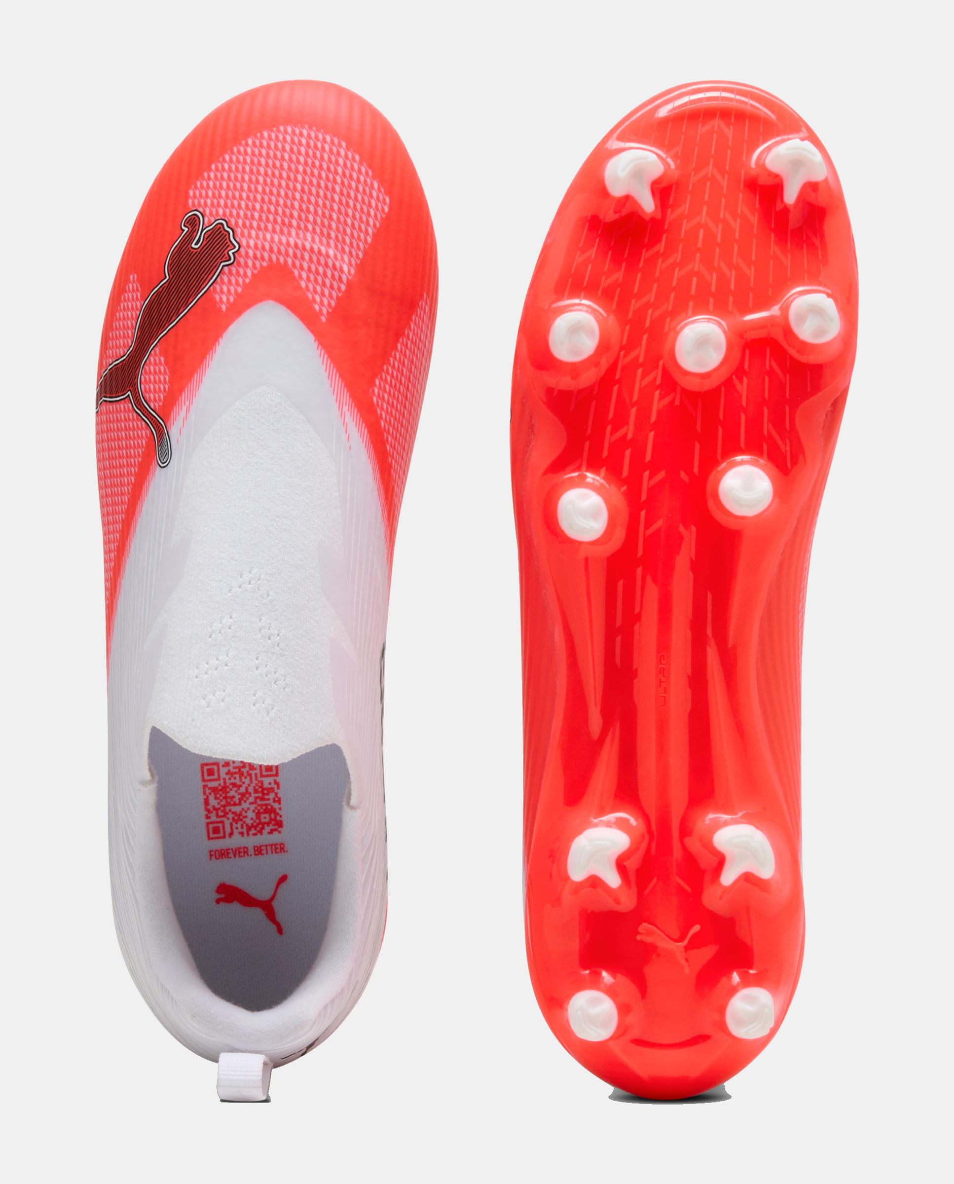 Chuteiras de Futebol Infantil Ultra 7 Match Ll Fg/Ag Jr Puma Vermelho-3