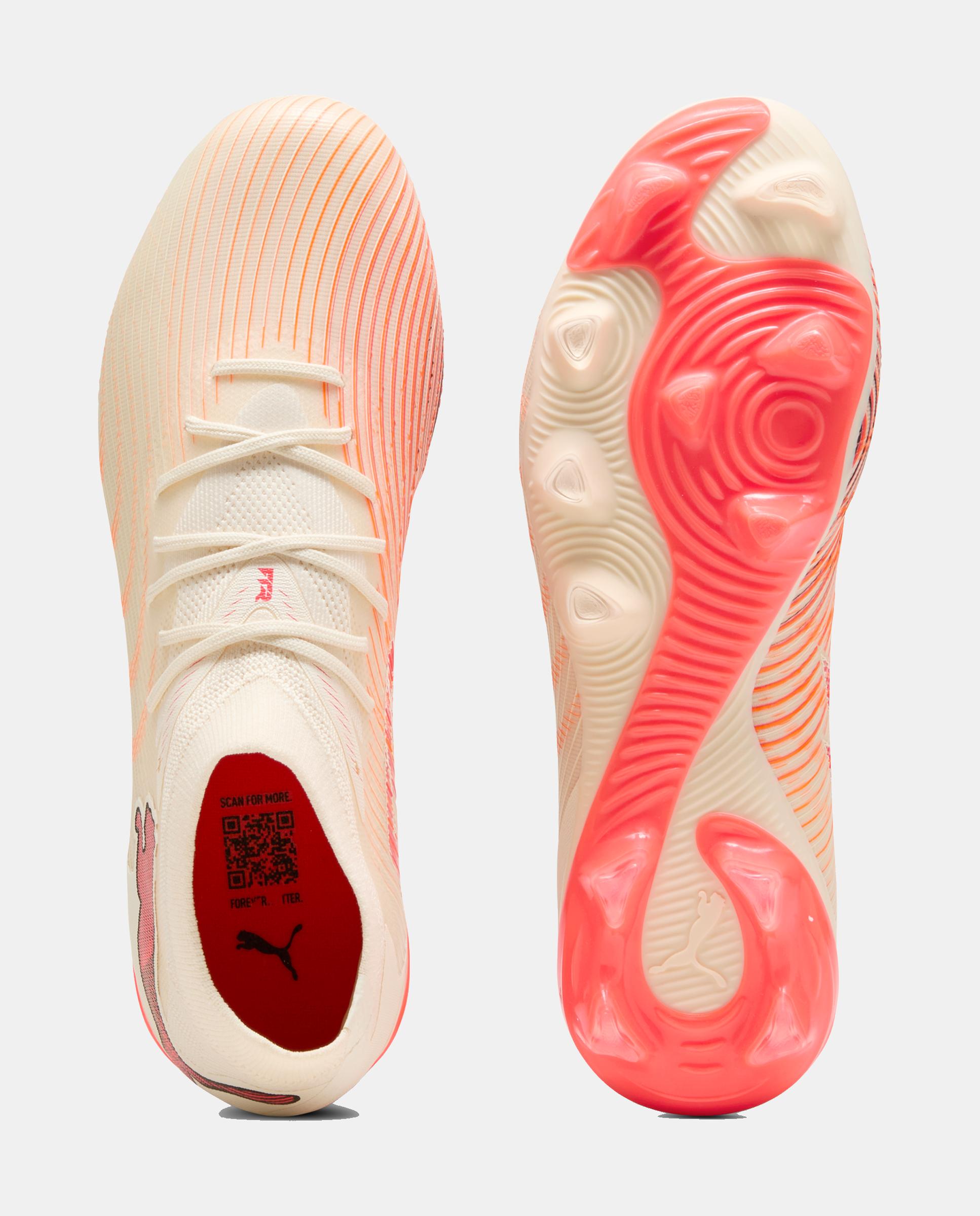 Chuteiras de Futebol Mulher Future 9 Match Fg/Ag Wn'S Puma Branco-3
