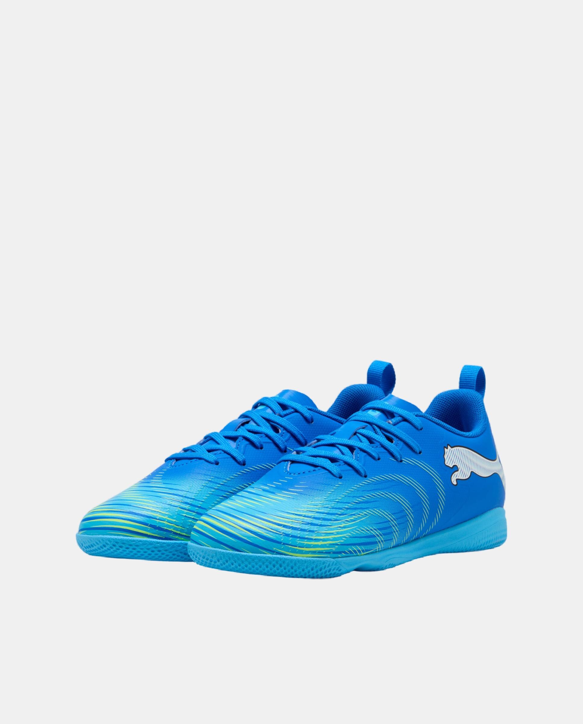 Botas de Futbol Infantil FUTURE 9 PLAY IT Jr Puma - Azul Azul-2