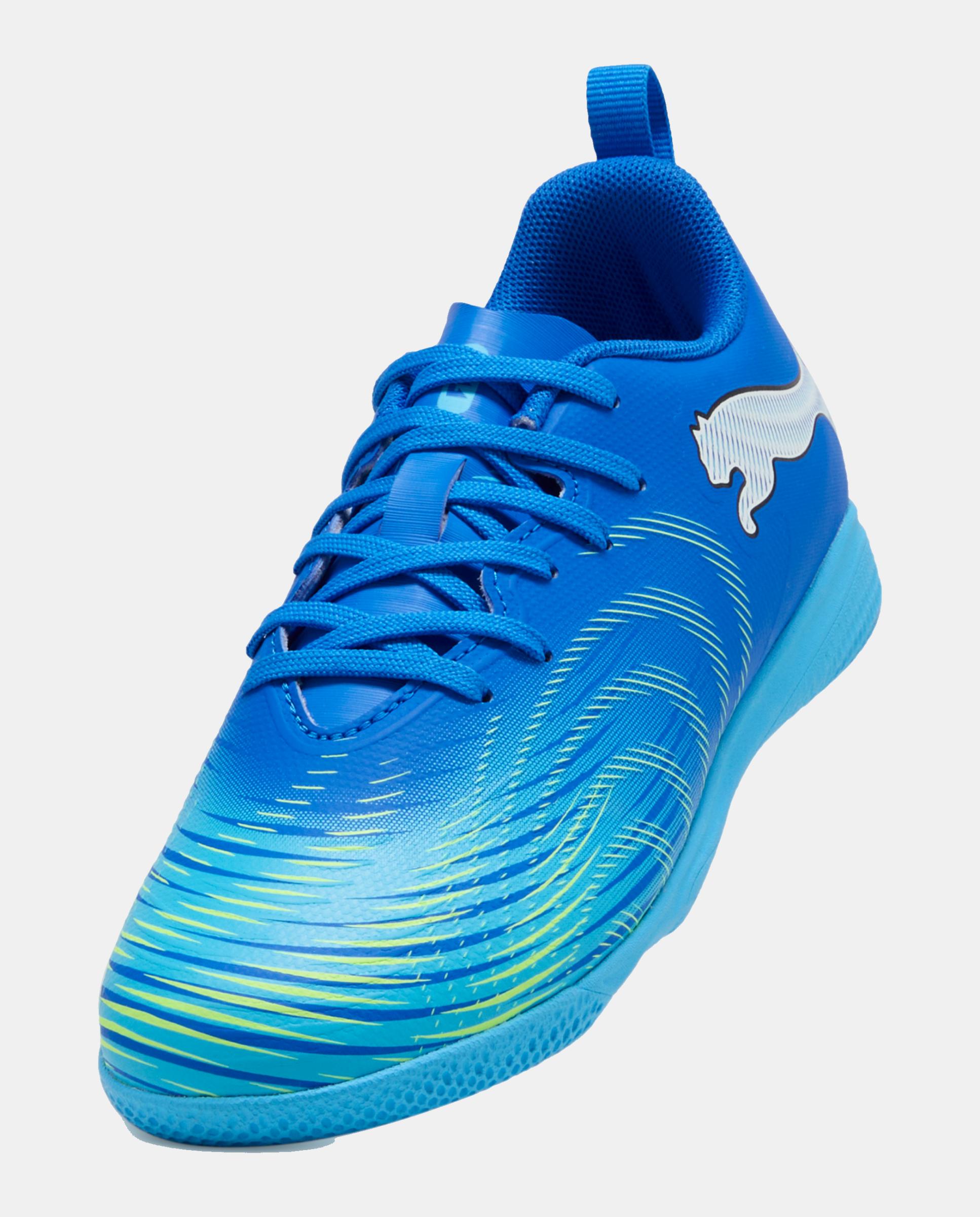 Botas de Futbol Infantil FUTURE 9 PLAY IT Jr Puma - Azul Azul-5