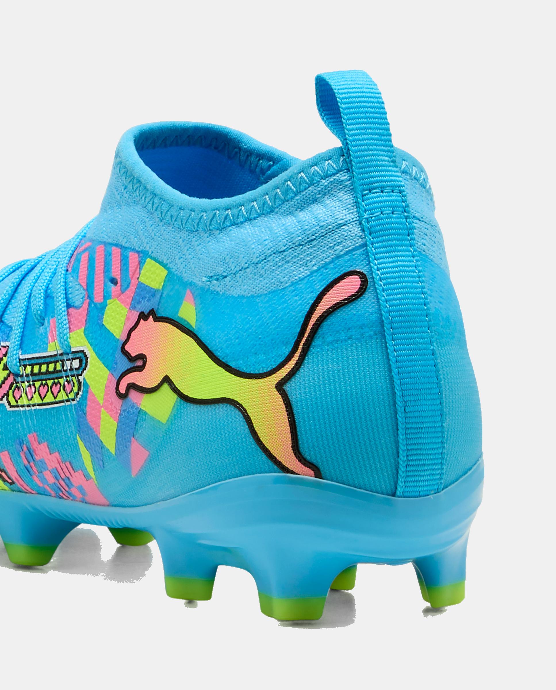 Chuteiras de Futebol Infantil Future 9 Advanced FG/AG Jr Azul-5
