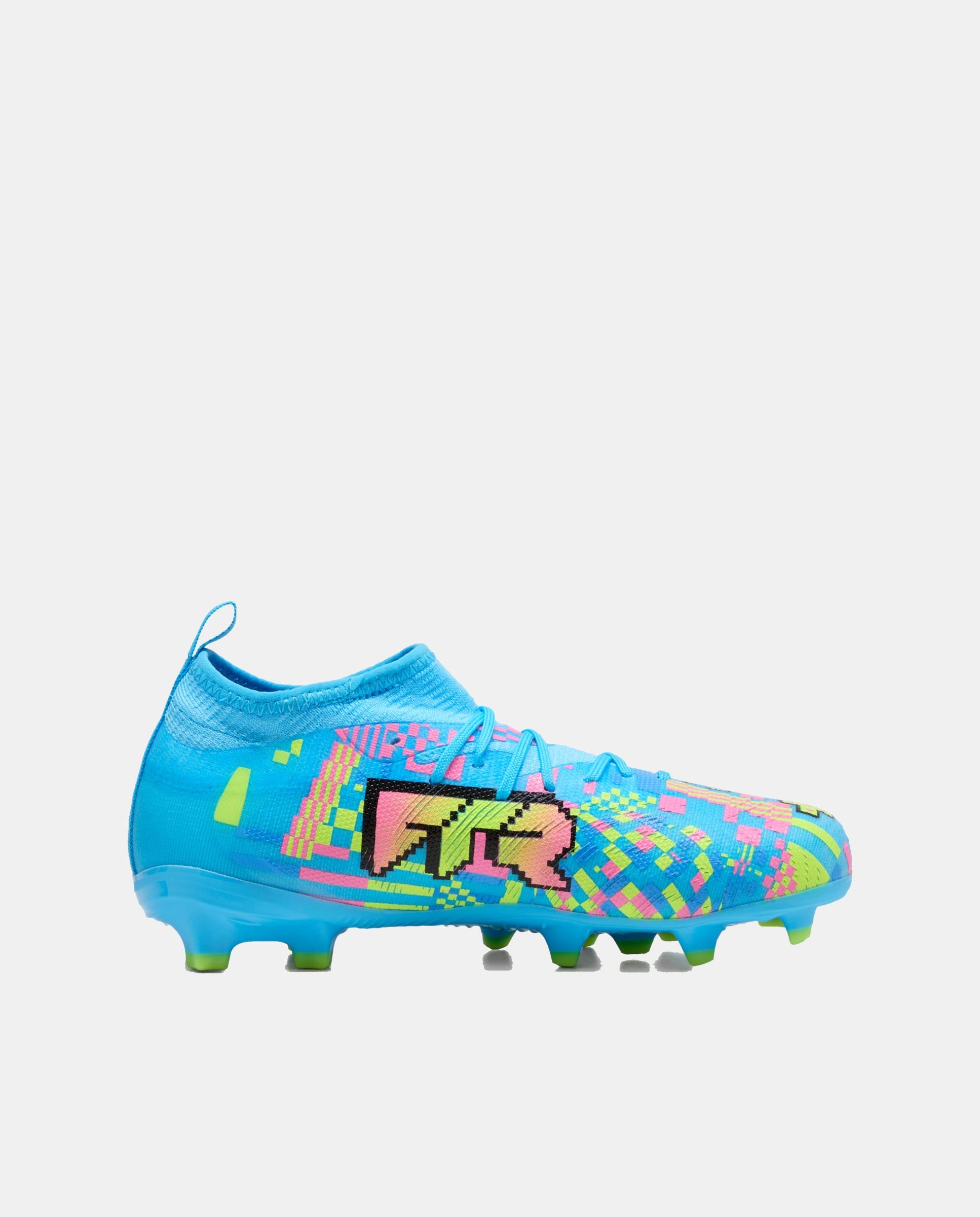 Chuteiras de Futebol Infantil Future 9 Advanced FG/AG Jr Azul-6