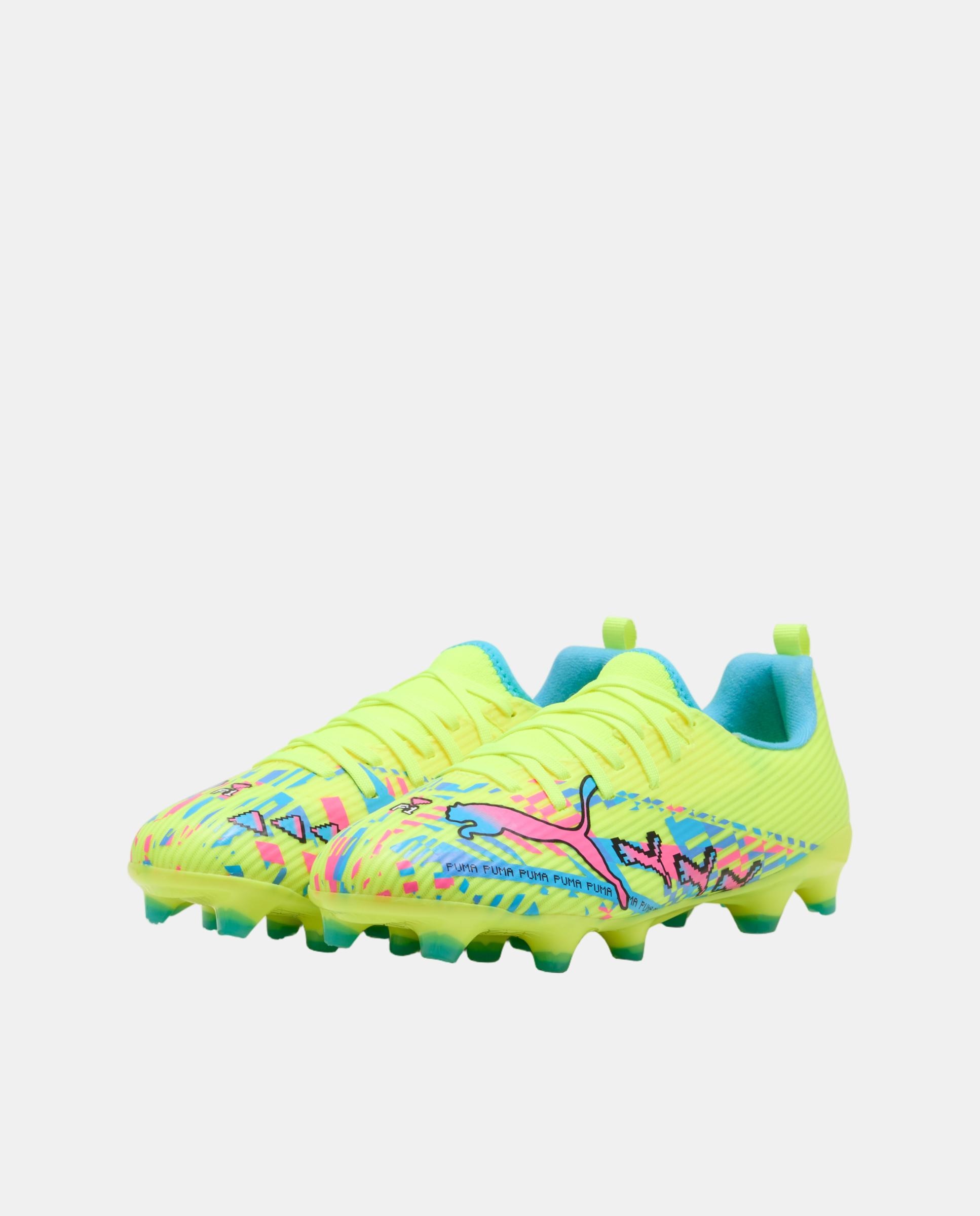 Chuteiras de Futebol Infantil Ultra 7 Advanced FG/AG Jr Amarelo-2