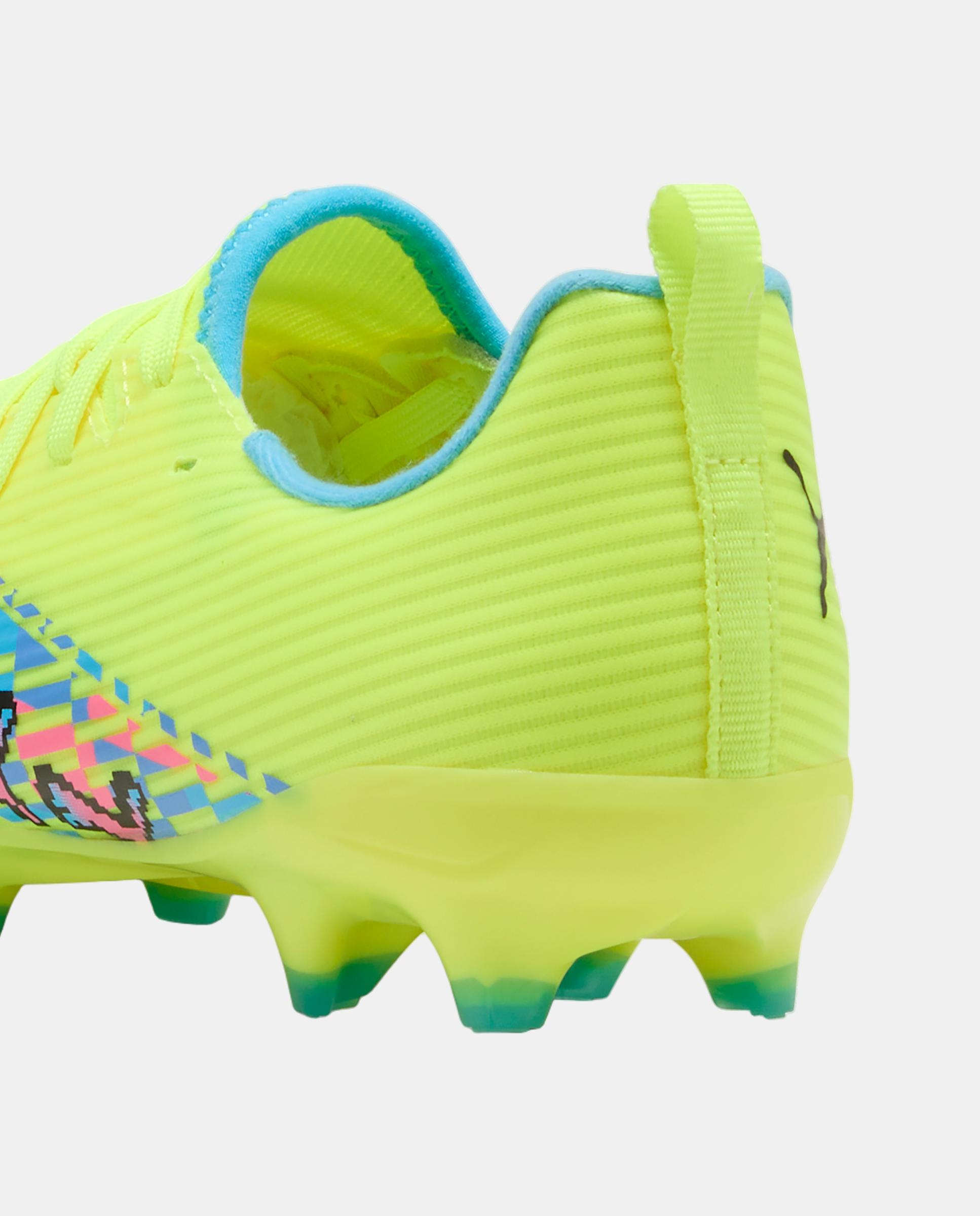 Chuteiras de Futebol Infantil Ultra 7 Advanced FG/AG Jr Amarelo-5